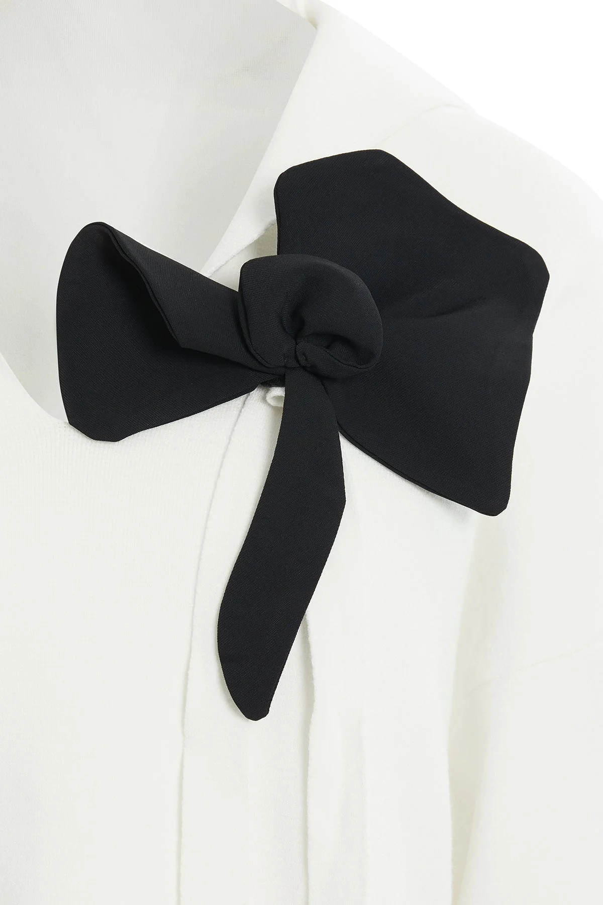 Ecru Flower Detail Knit Blouse - Image 2
