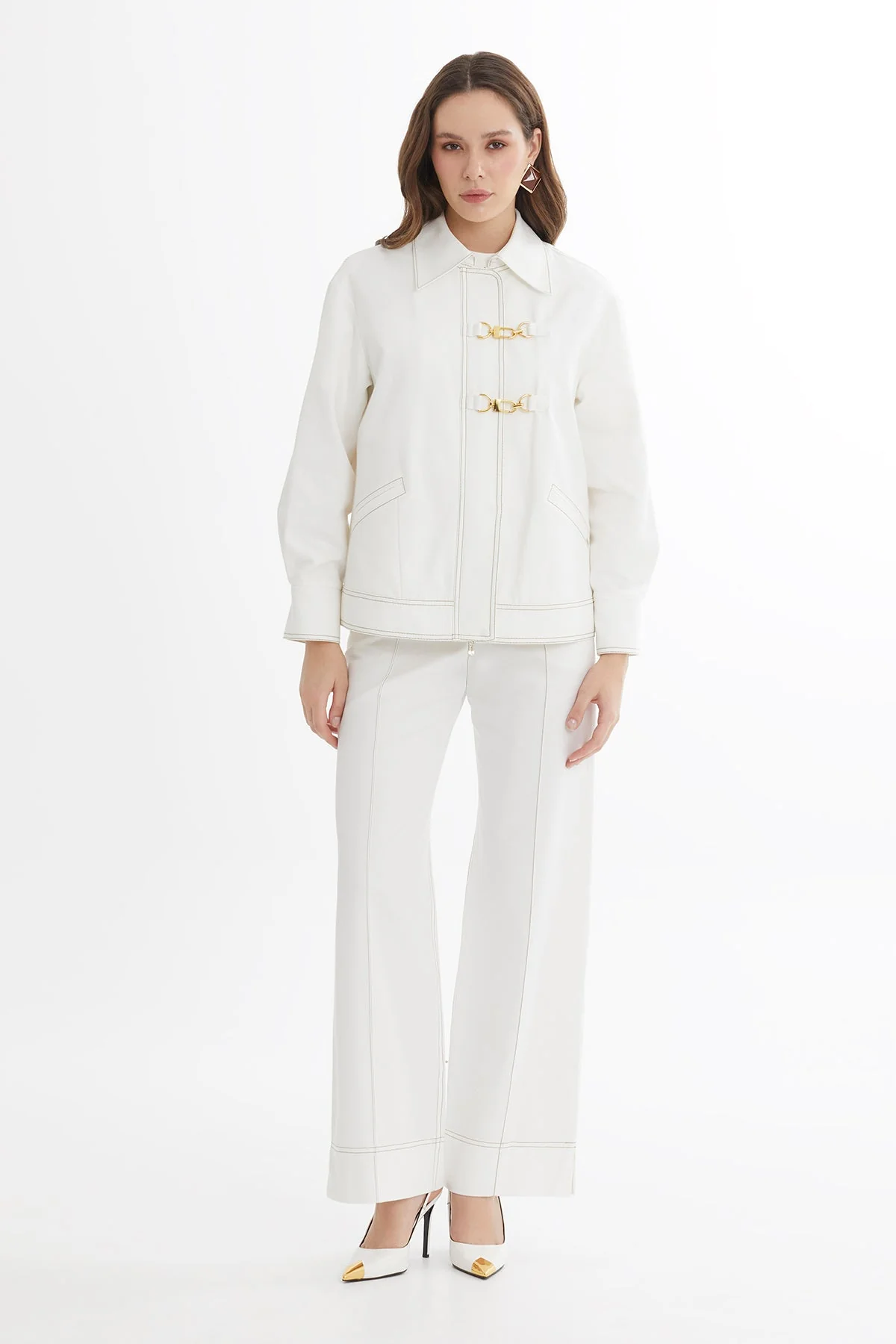 Ecru Gold Accessory Jacket