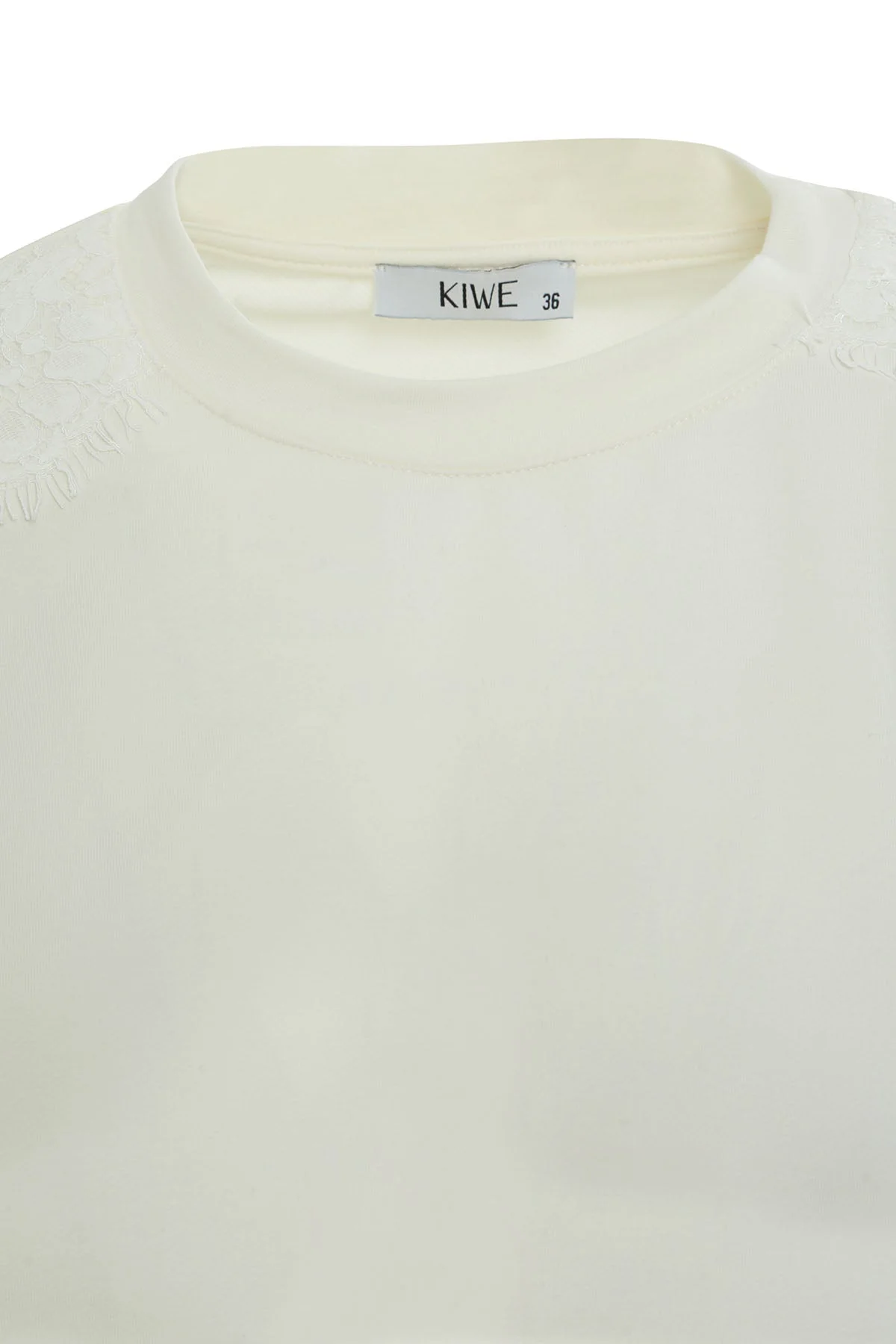 Ecru Lace-Detail Tracksuit - Image 3