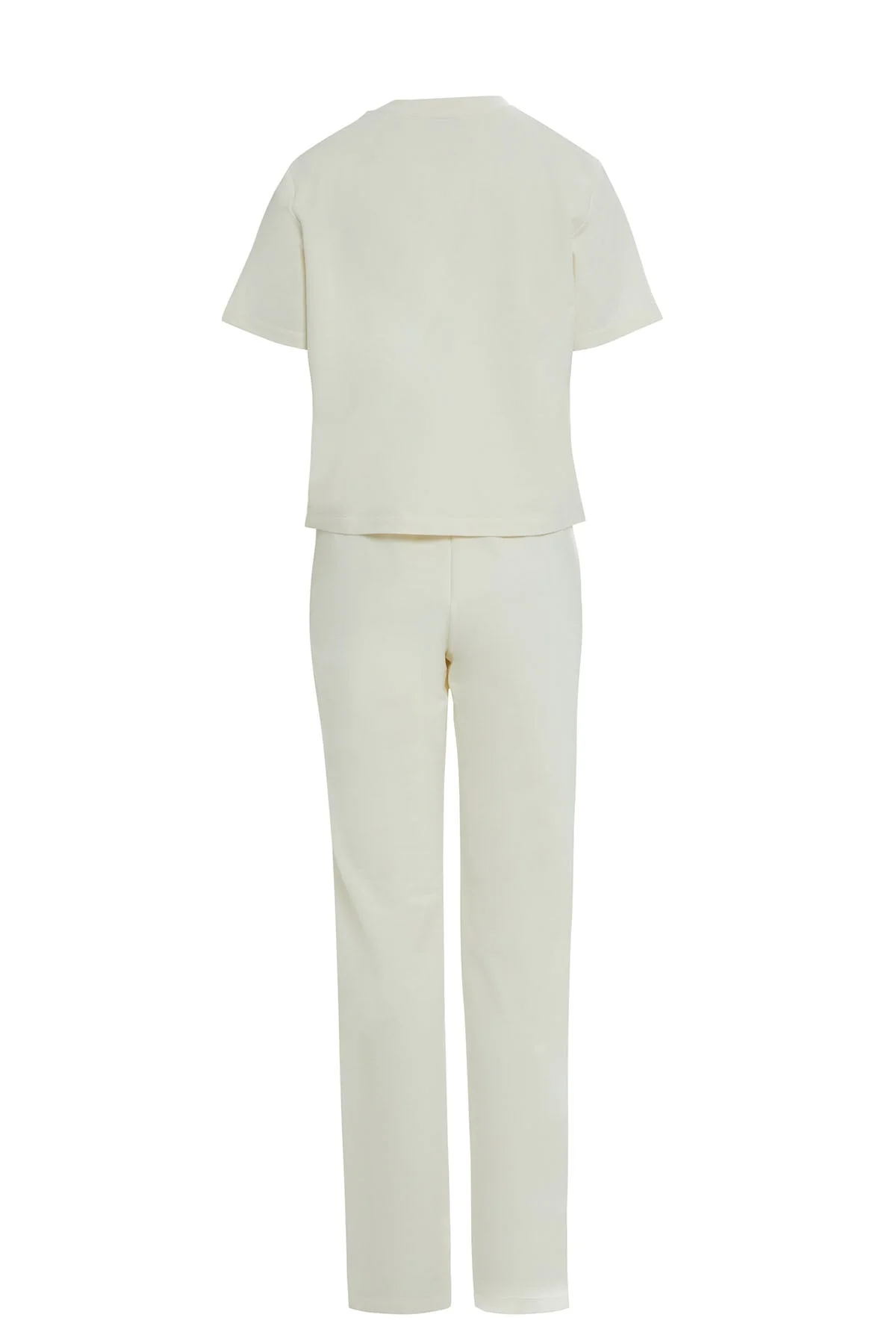 Ecru Lace-Detail Tracksuit - Image 4