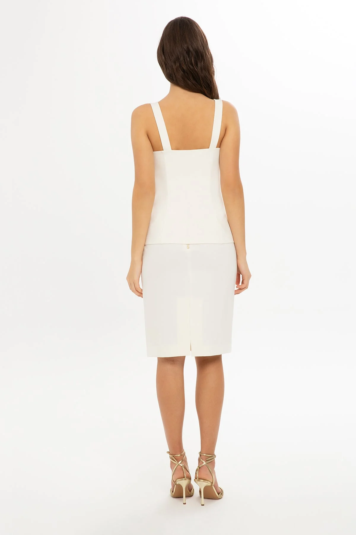 Ecru Set with Double-Breasted Vest - Image 4