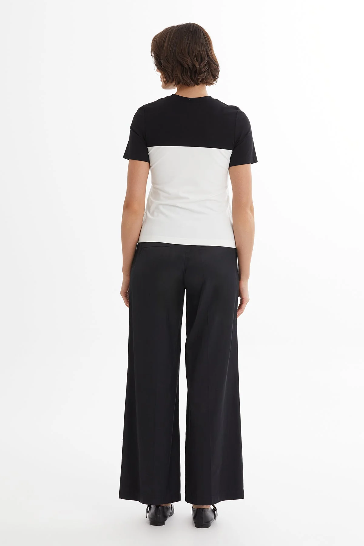 Ecru T-Shirt with Embroidery Details - Image 4