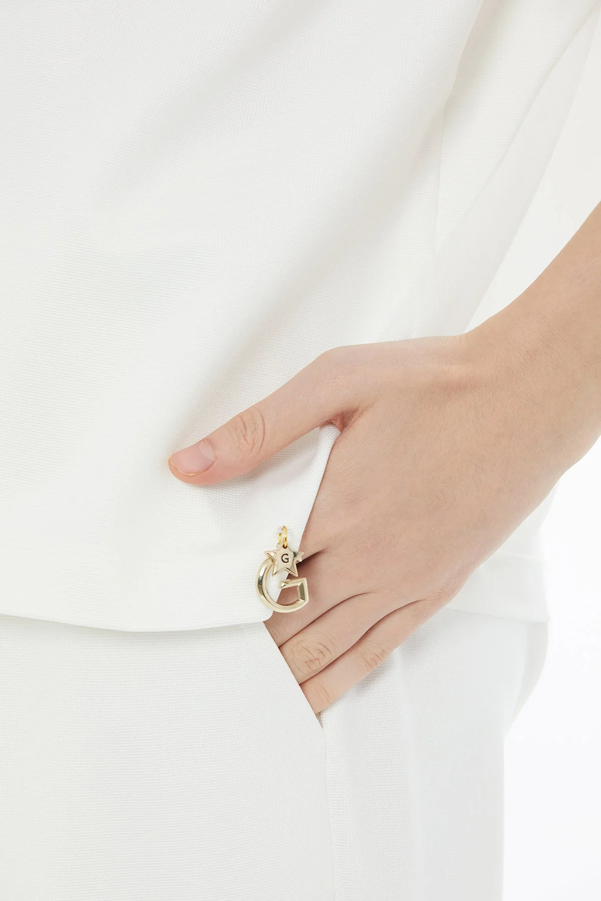 Ecru Tulle Detail T-Shirt - Image 3