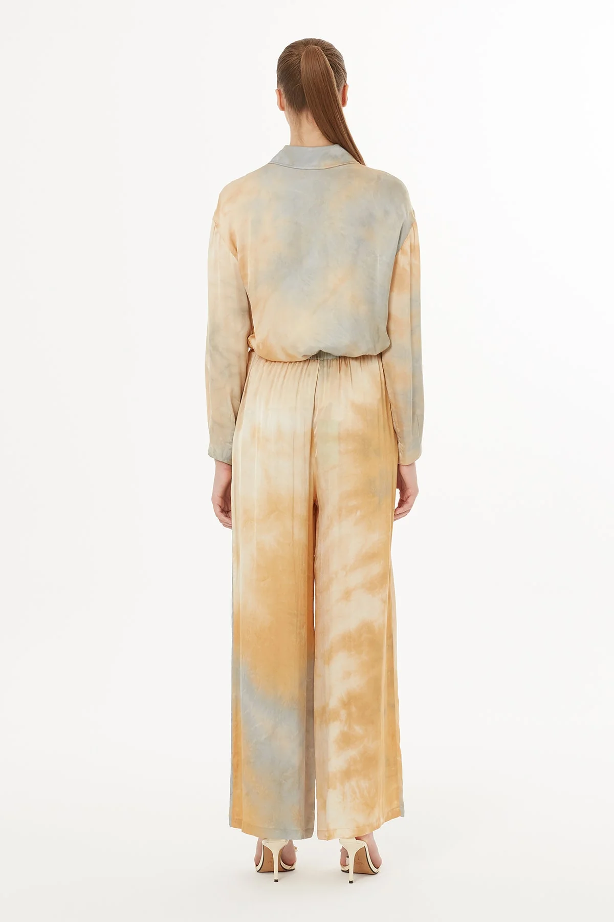 Elasticated Waist Printed Trousers - Image 4