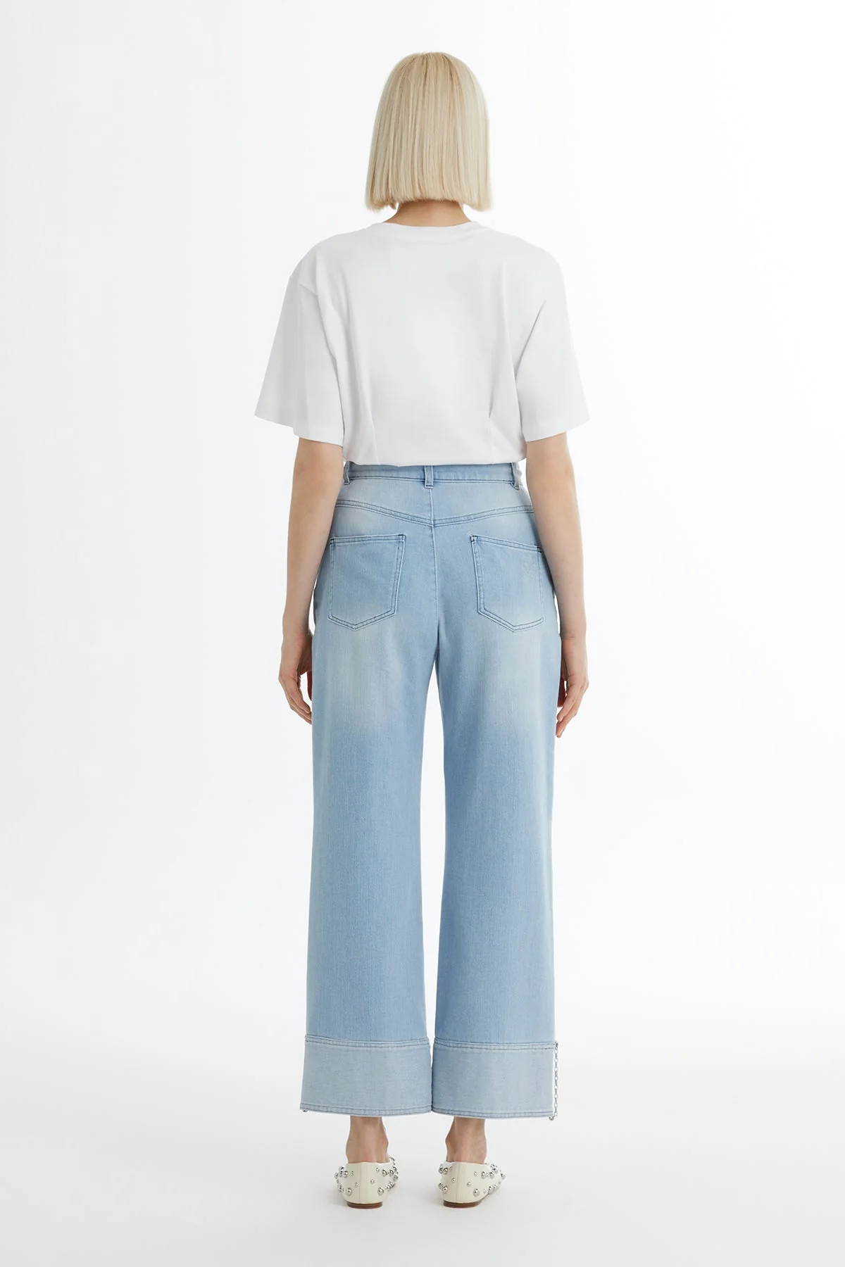 Embroidered Detail Jeans - Image 5