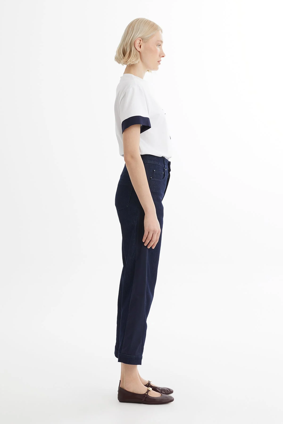 Embroidered Detail Jeans - Image 3
