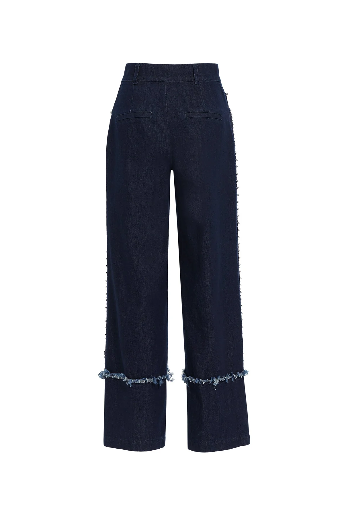 Embroidered Wide-Leg Jeans - Image 8
