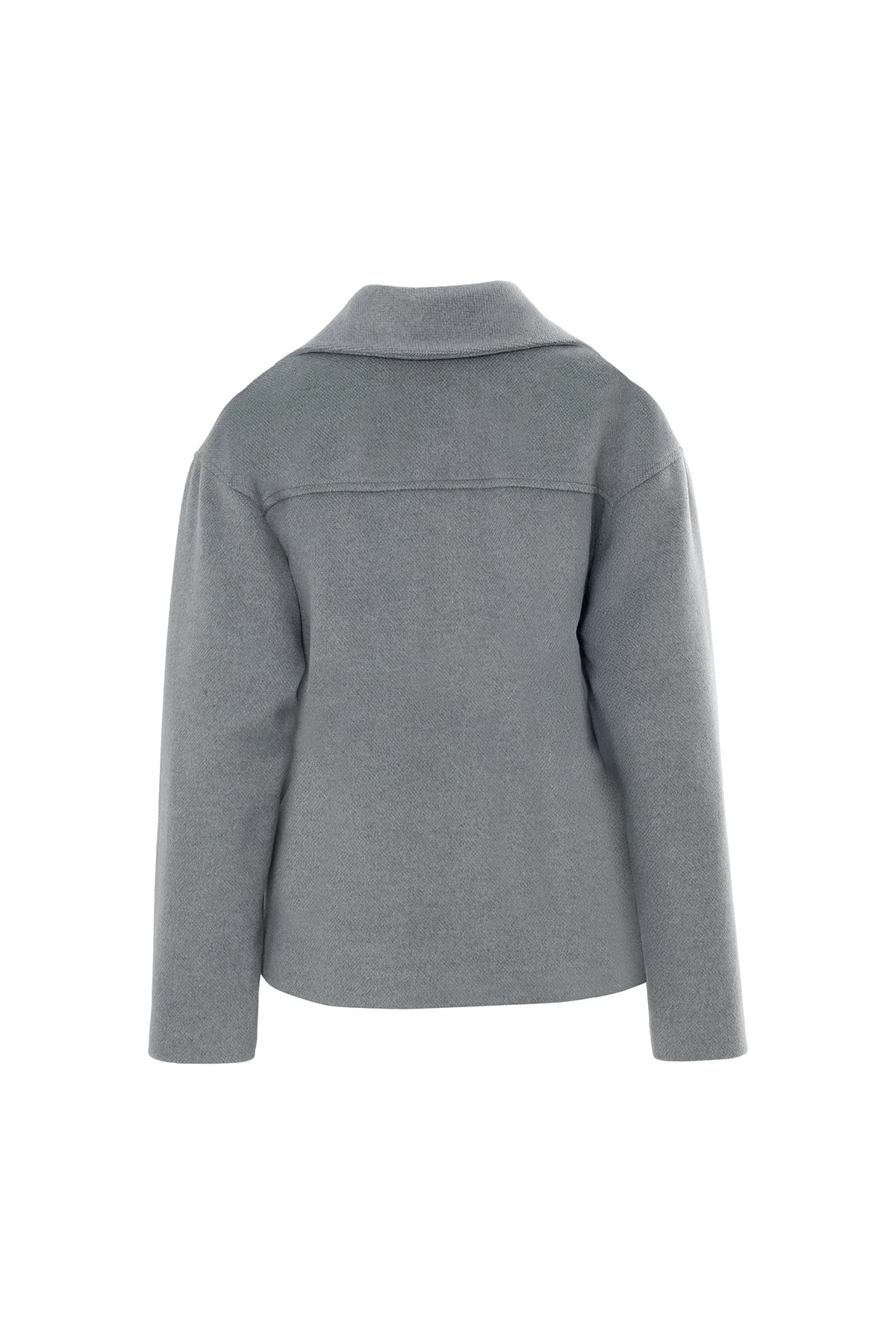 Front-Zip Oversize Coat - Image 3
