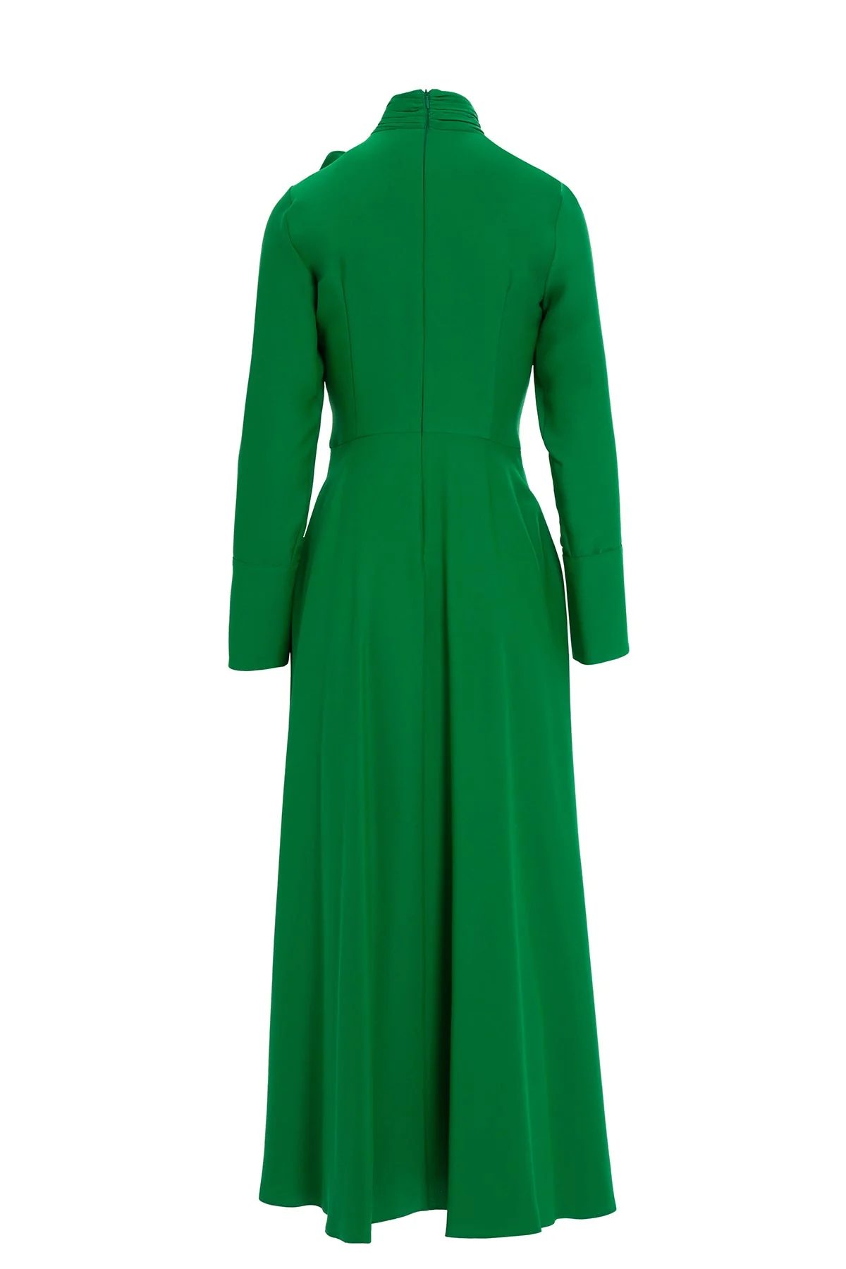 Green Brooch Detail Dress - Image 3