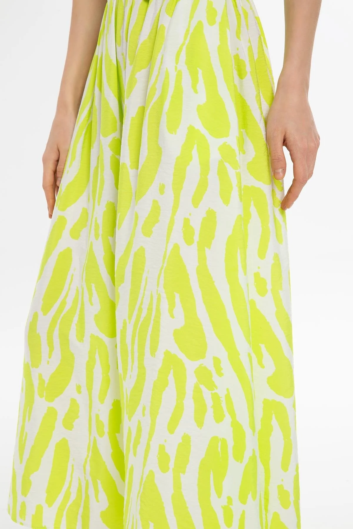 Green Patterned Midi Skirt - Image 2