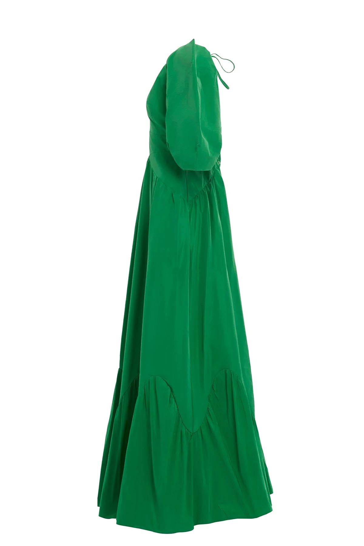Green V-Neck Maxi Dress - Image 2