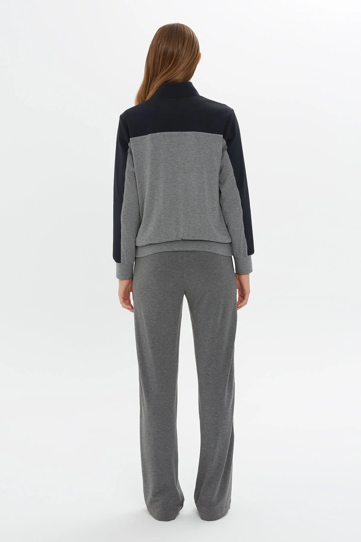 Grey Double-Zip Sweatshirt - Image 5