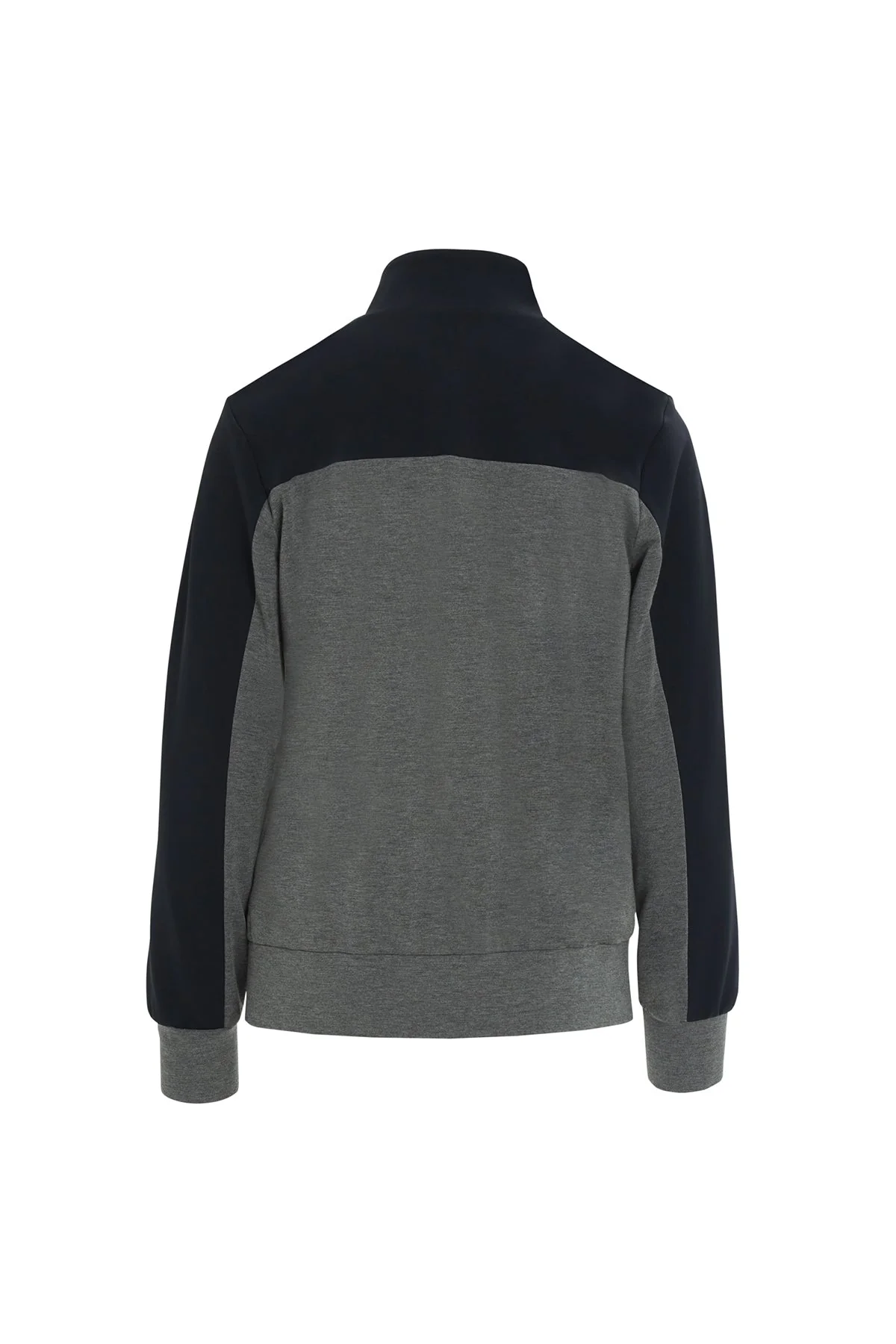 Grey Double-Zip Sweatshirt - Image 7