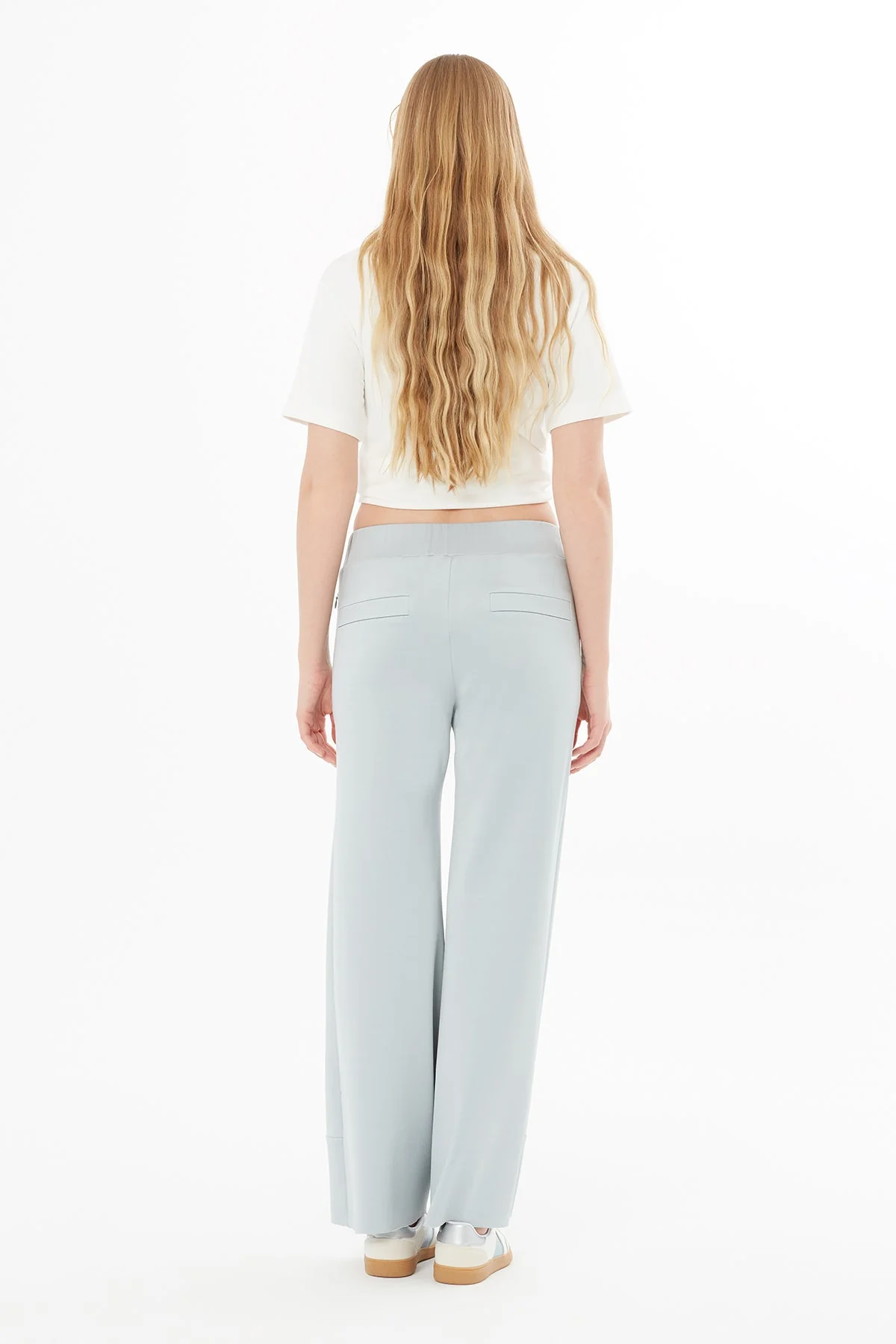 Grey Straight-Leg Sweatpants - Image 3