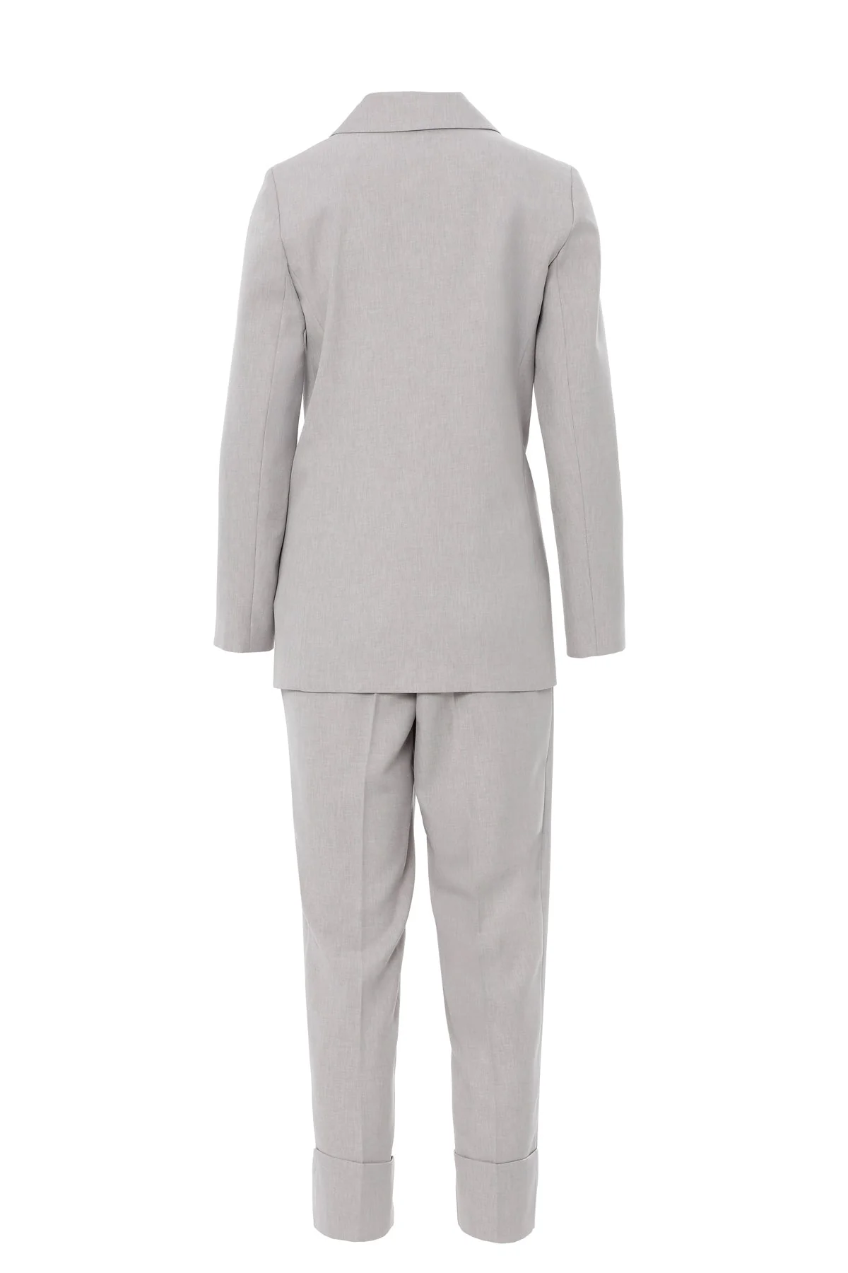 Grey Suit with Double-Leg Trousers - Image 3