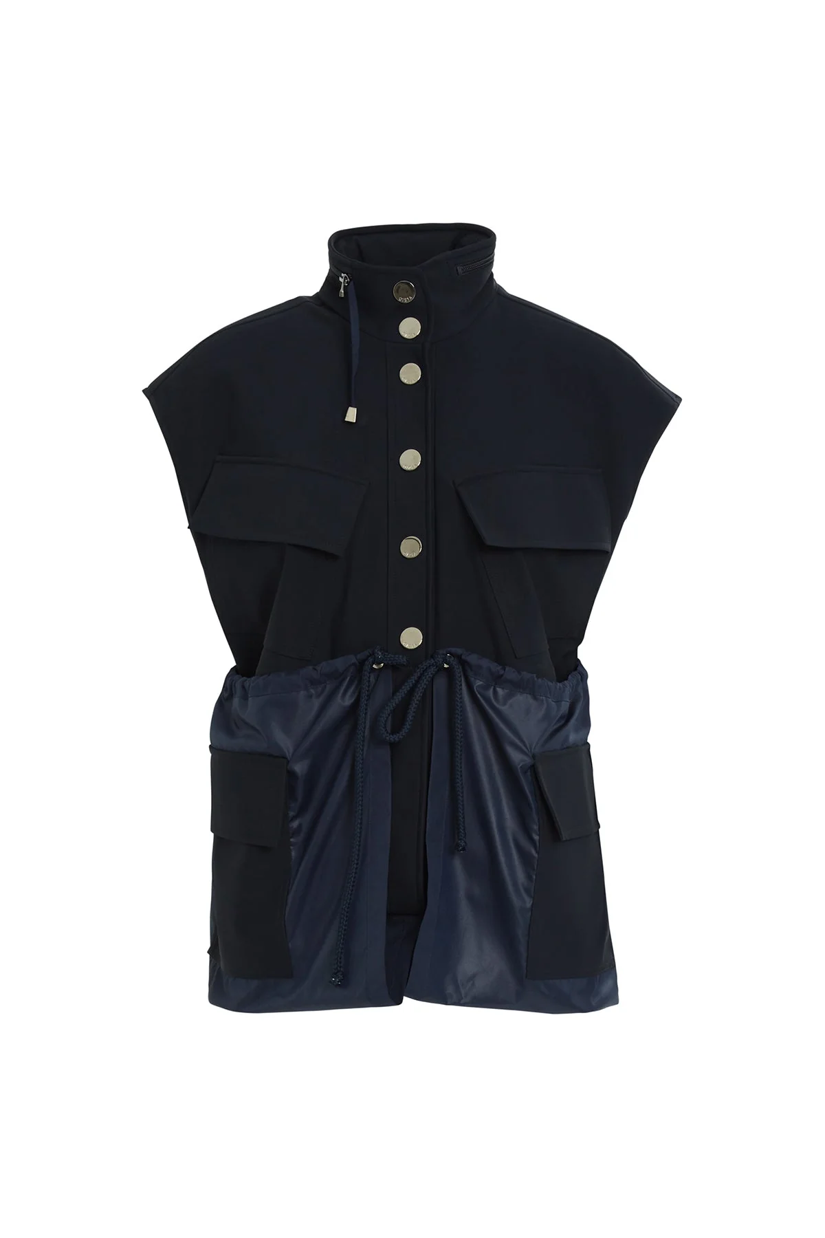 Hooded Long Vest - Image 7
