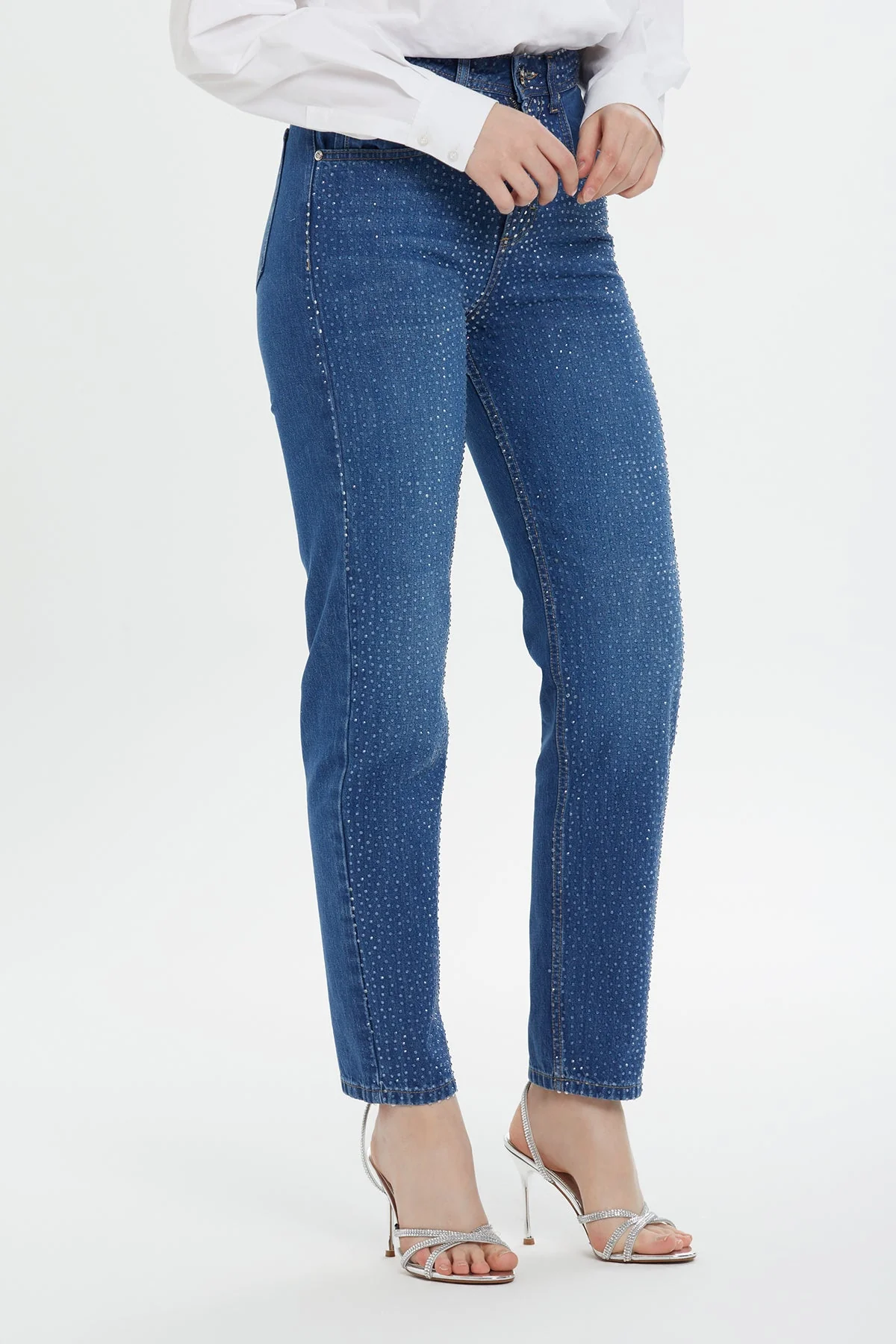 Jacron Detailed Mom Jeans - Image 2