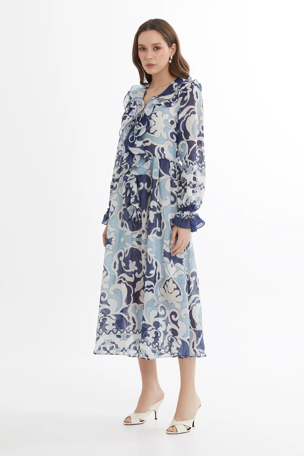 Lace-Up Detail Dress - Image 3