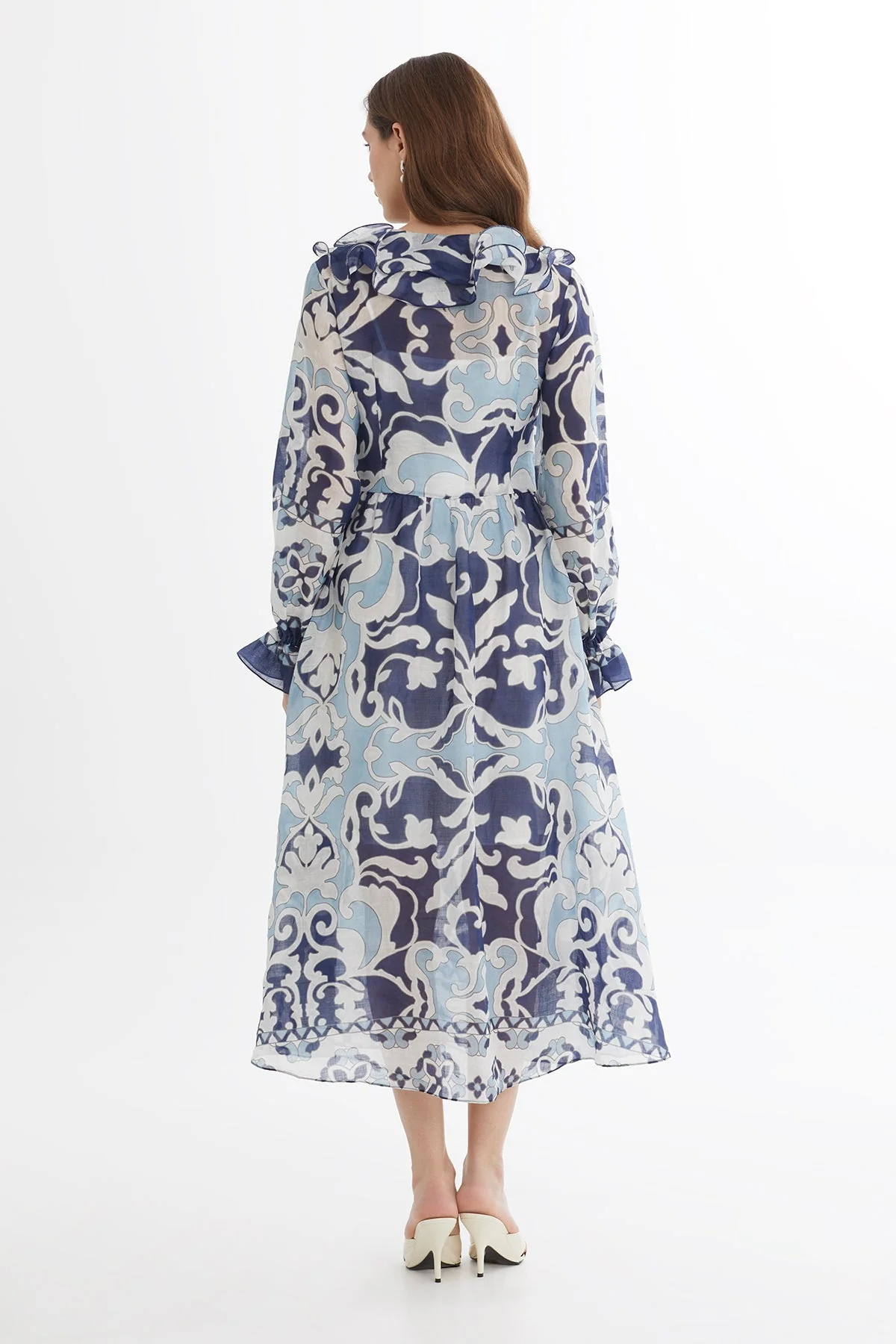 Lace-Up Detail Dress - Image 4