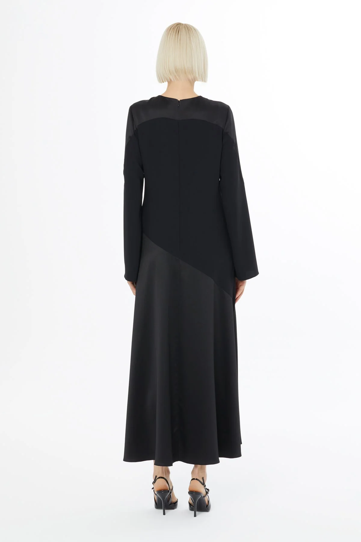 Long Sleeve Embroidered Maxi Dress - Image 5