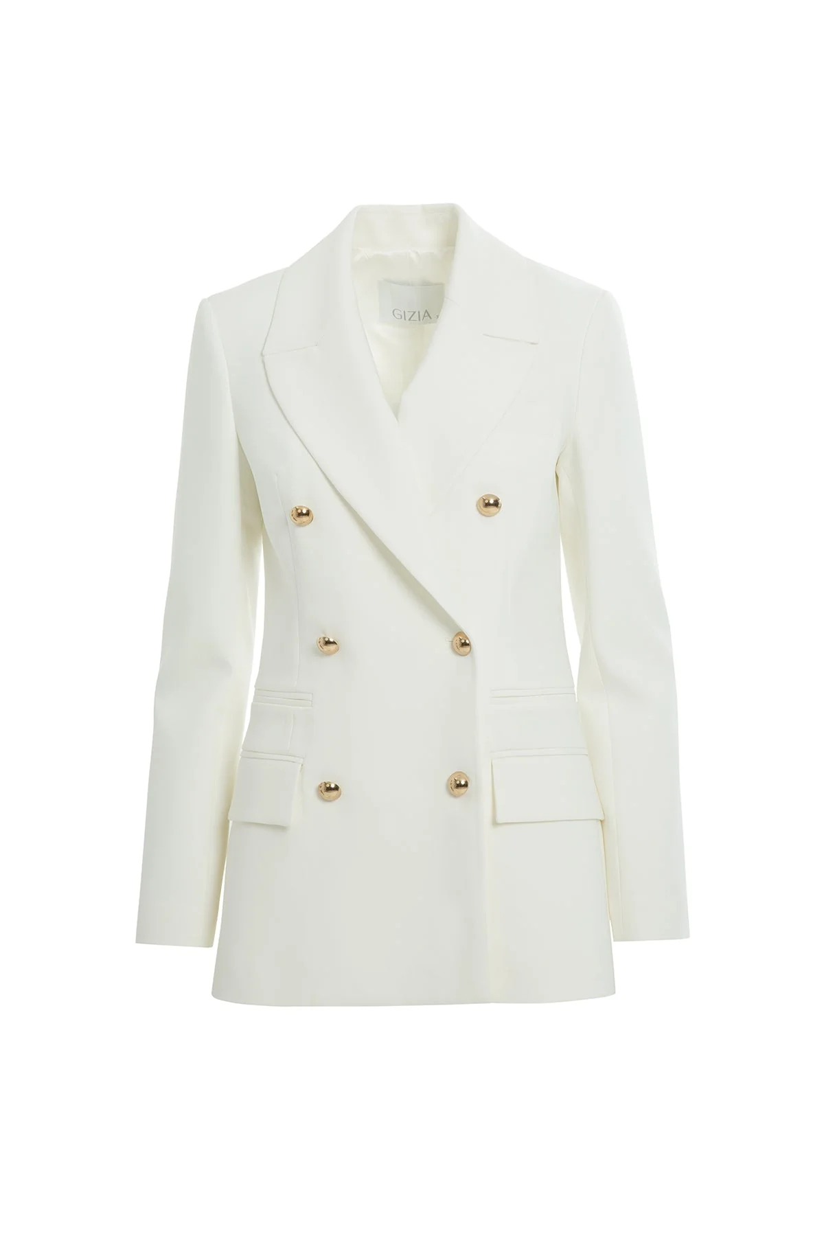 Long Sleeve Shoulder Padded Blazer