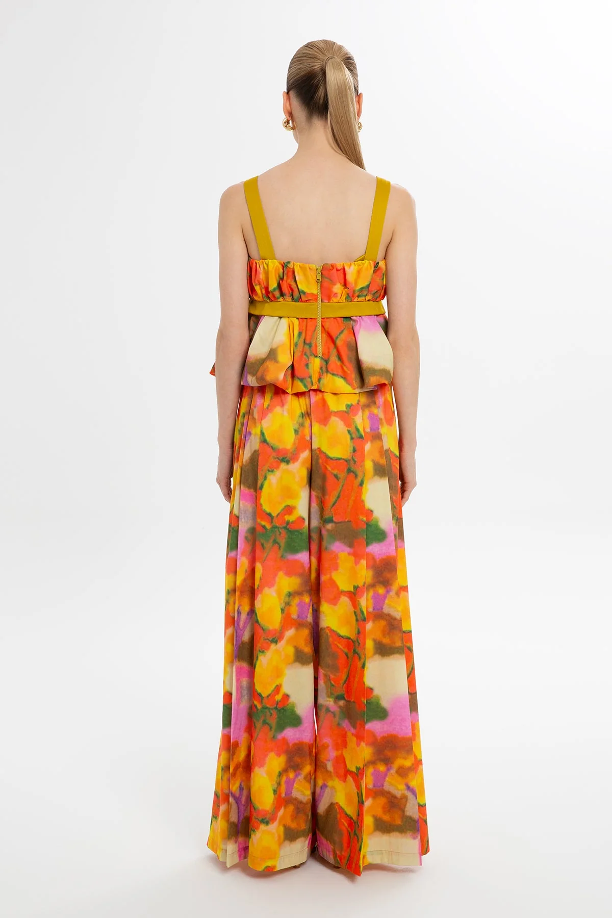 Multicolor Balloon Silhouette Blouse - Image 5