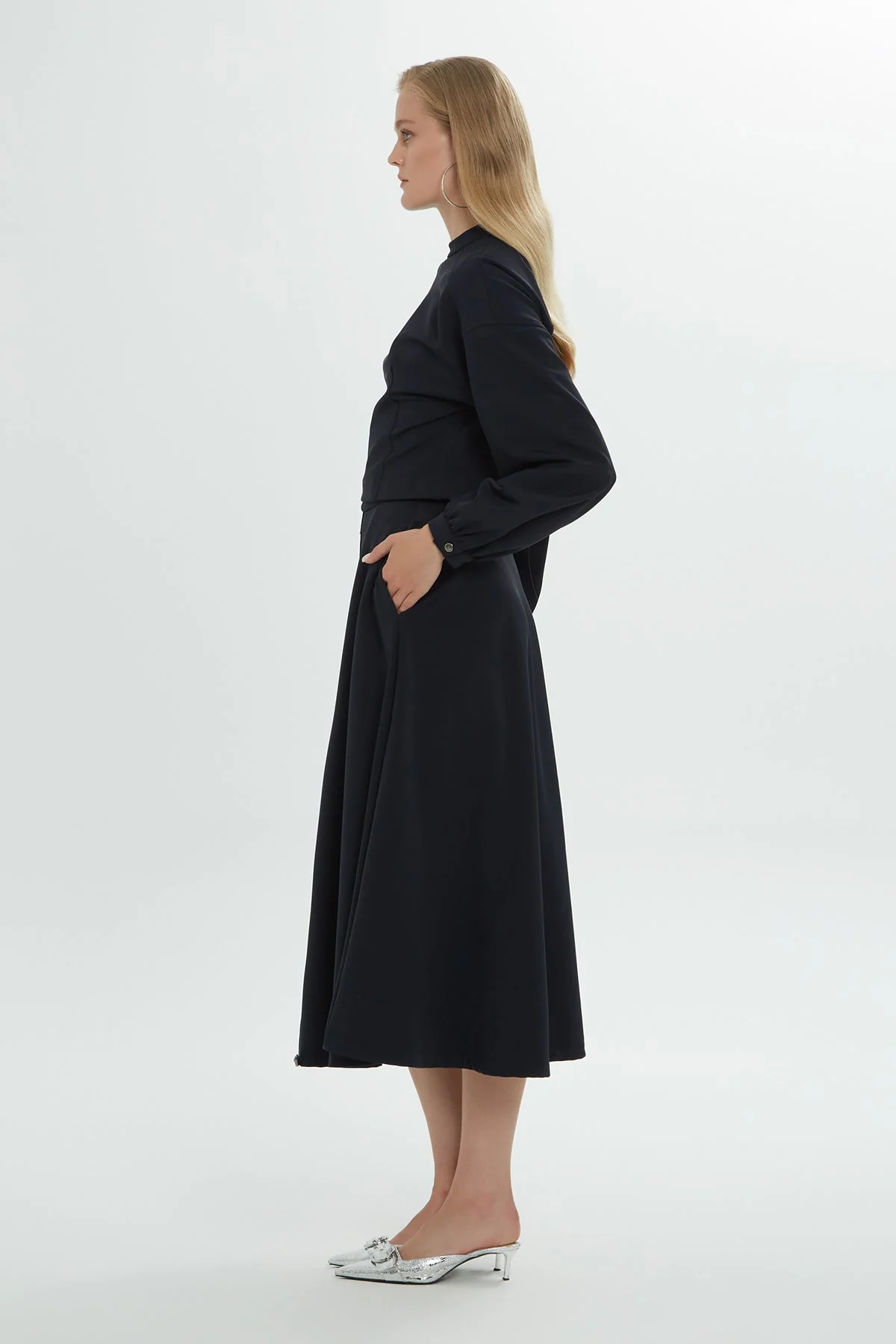 Navy Long-Sleeve Sweatshirt - Image 3