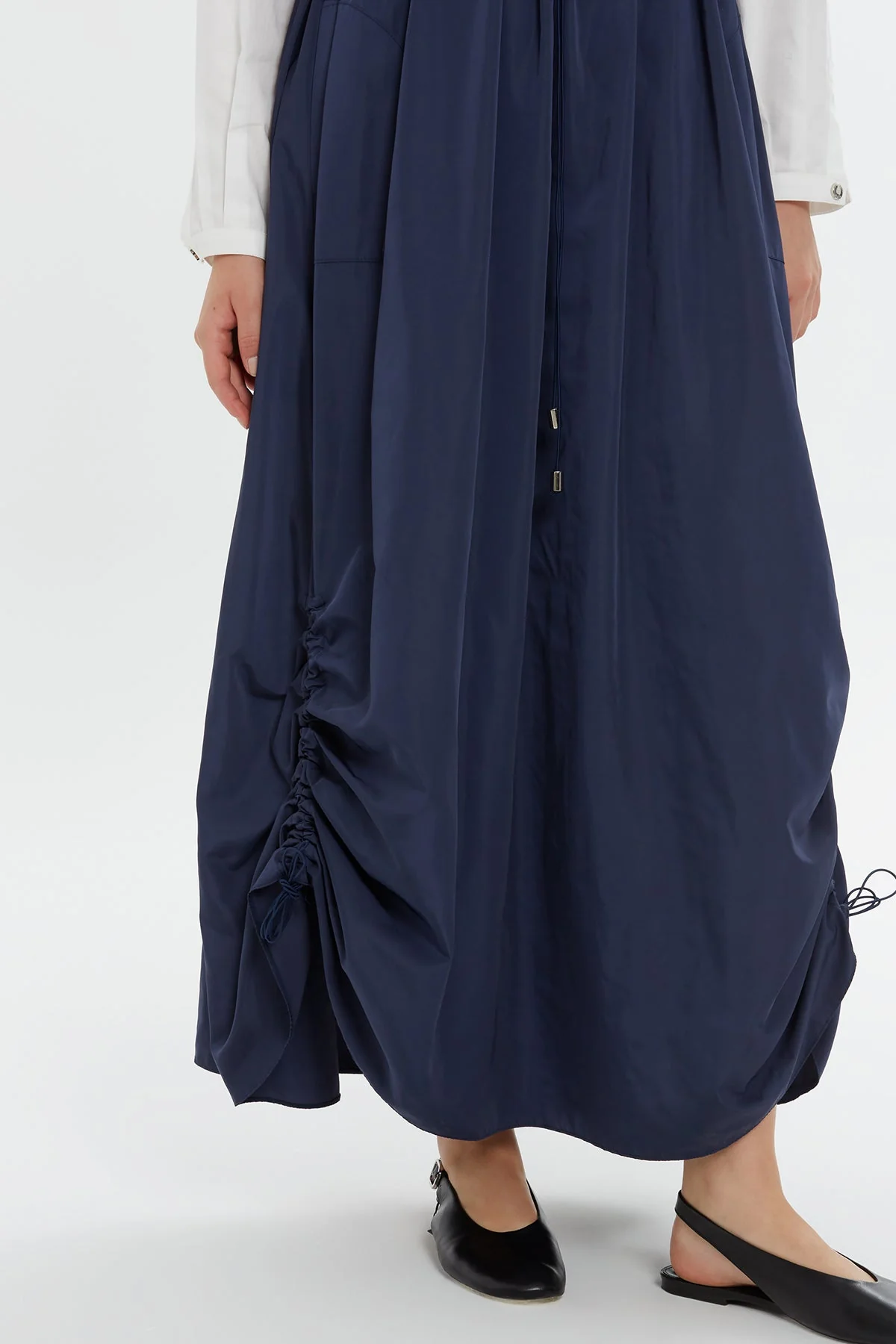 Navy Tiered Maxi Dress - Image 2