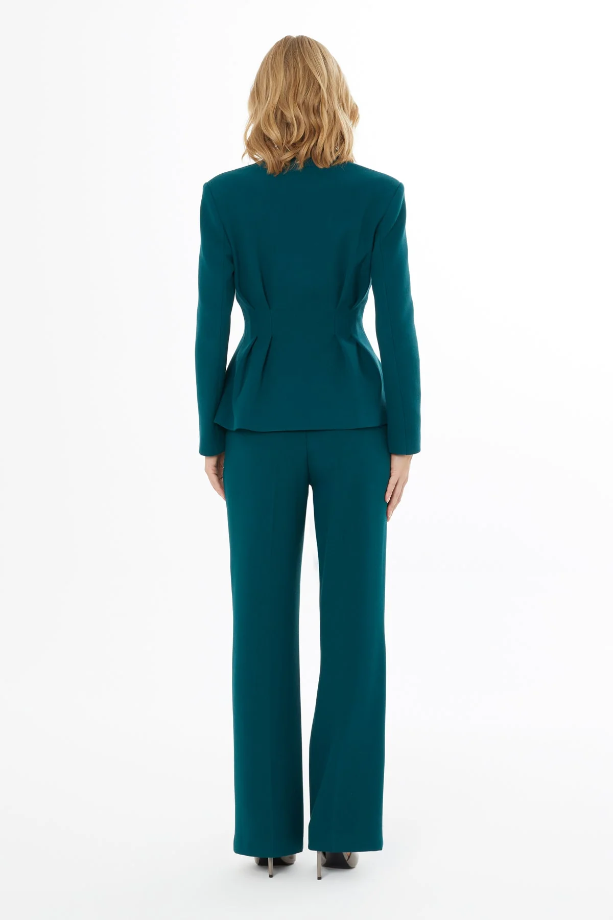 Oil Jacket and Carrot Pants Suit - Image 4