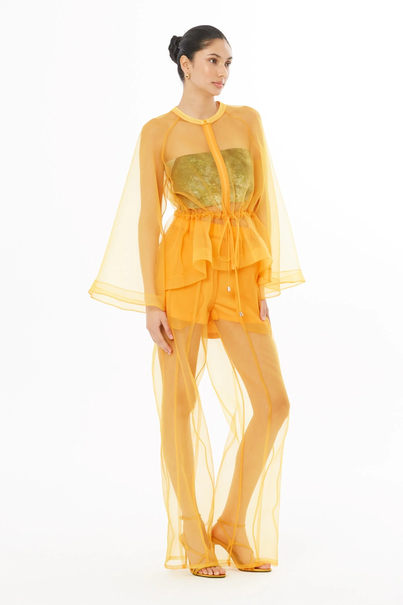 Orange Sheer Jacket - Image 3