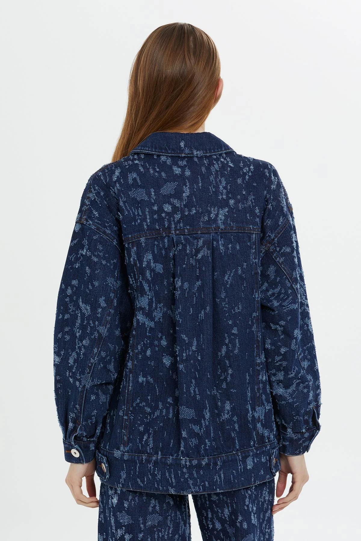 Patterned Denim Jacket - Image 5