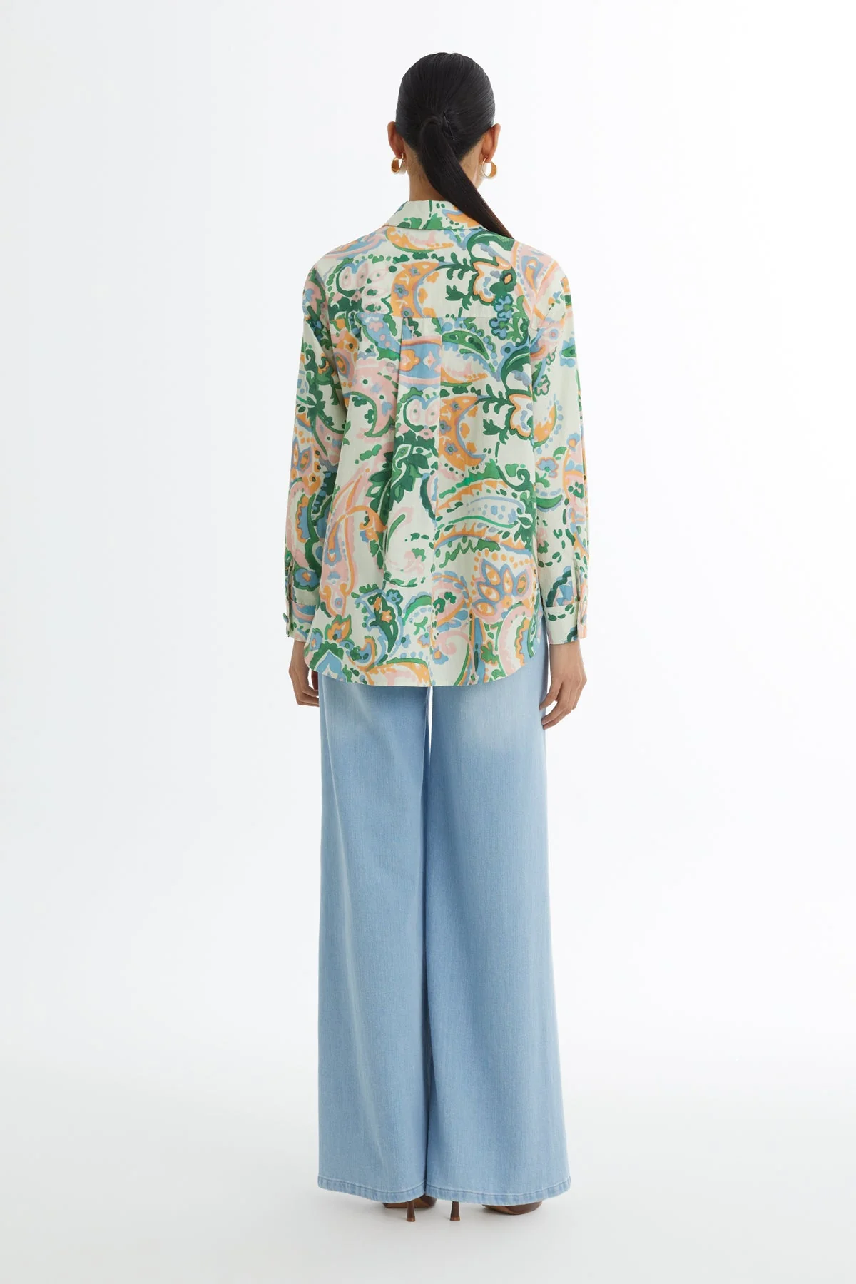 Patterned Long Sleeve Shirt - Image 5