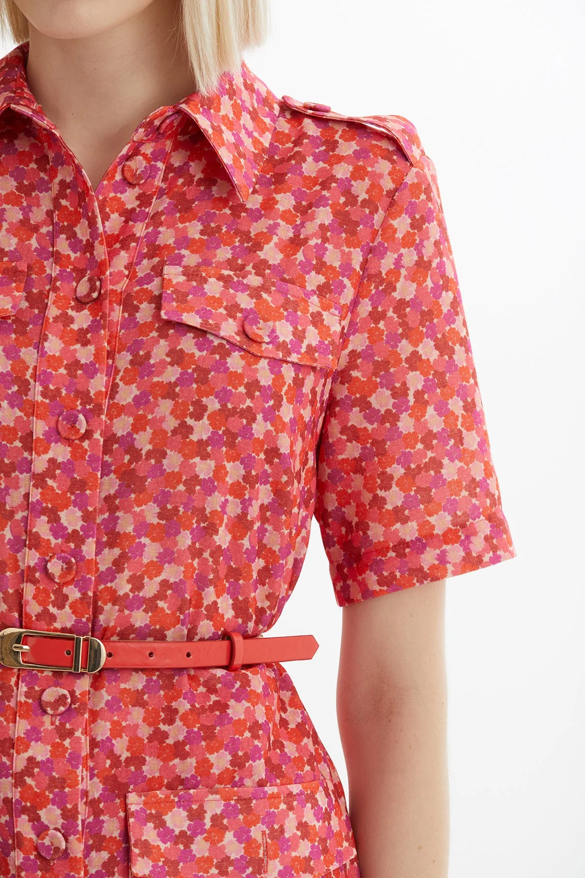 Patterned Shirt and Trouser Set - Image 3