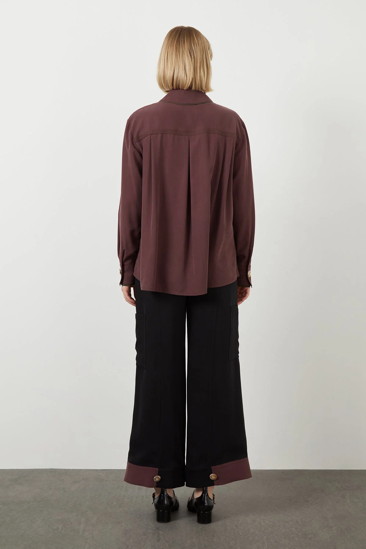 Pink Button-Detail Shirt - Image 3