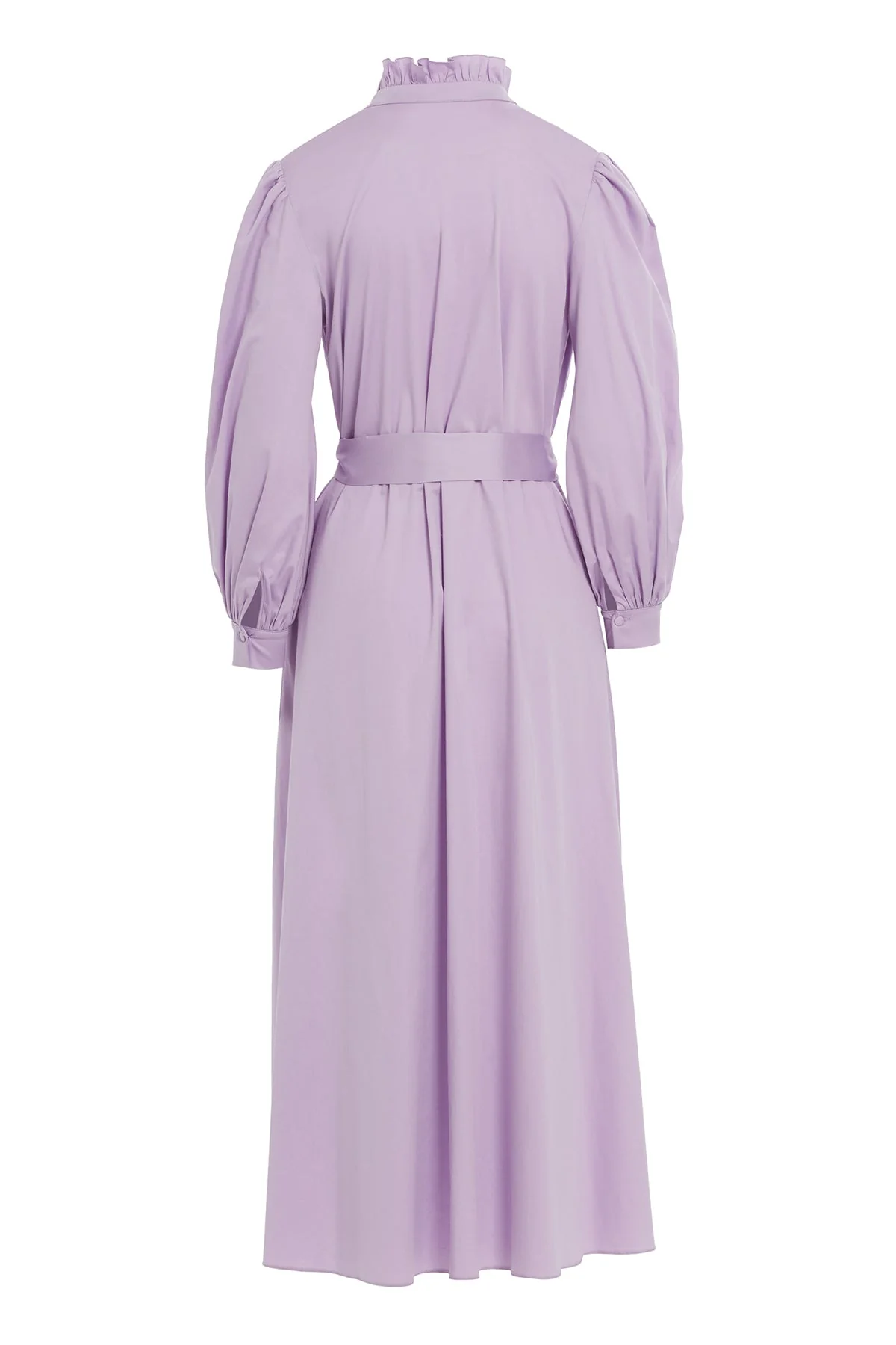 Pink Ruffled Midi Dress - Image 6