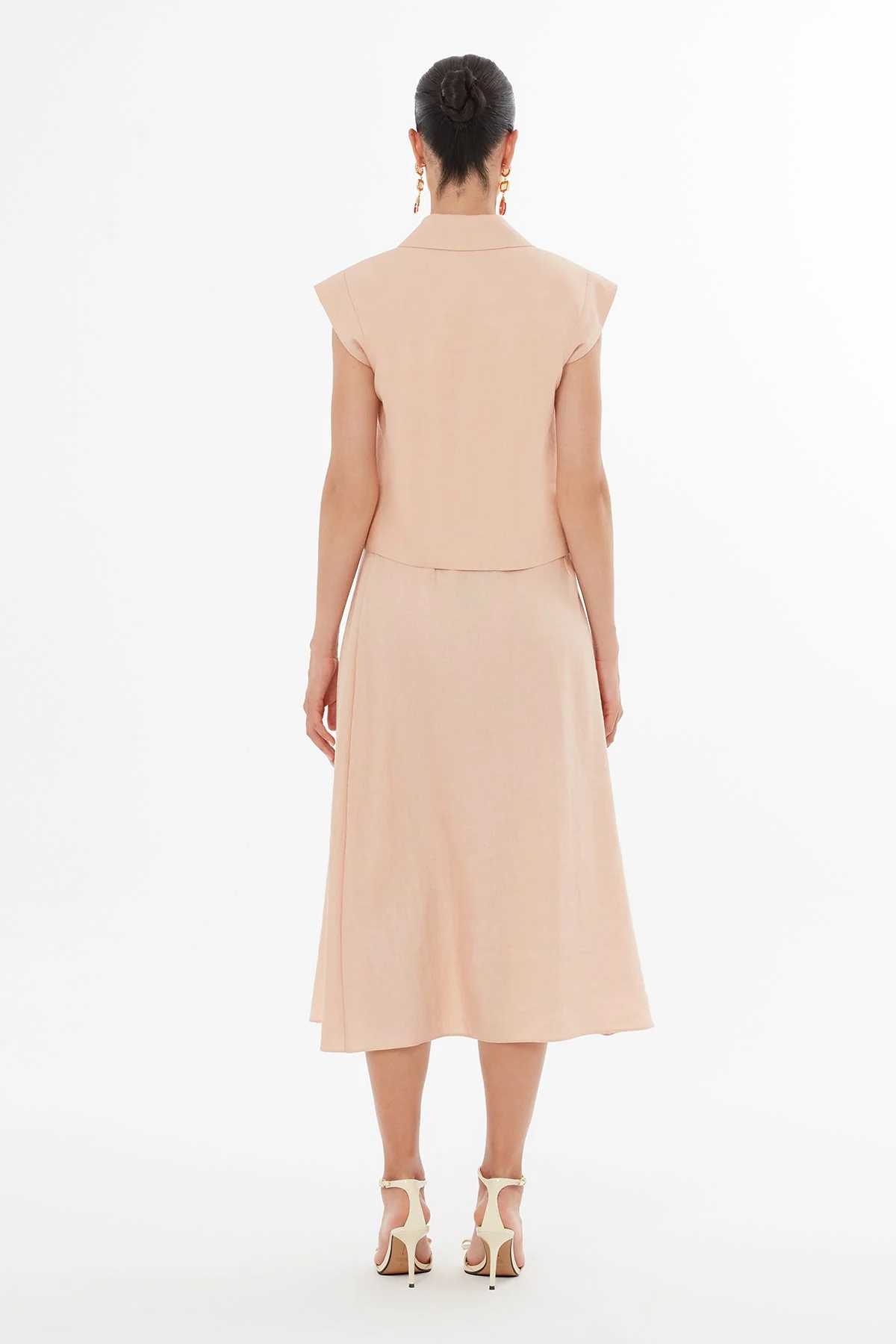 Pink Shoulder Padded Blazer - Image 5