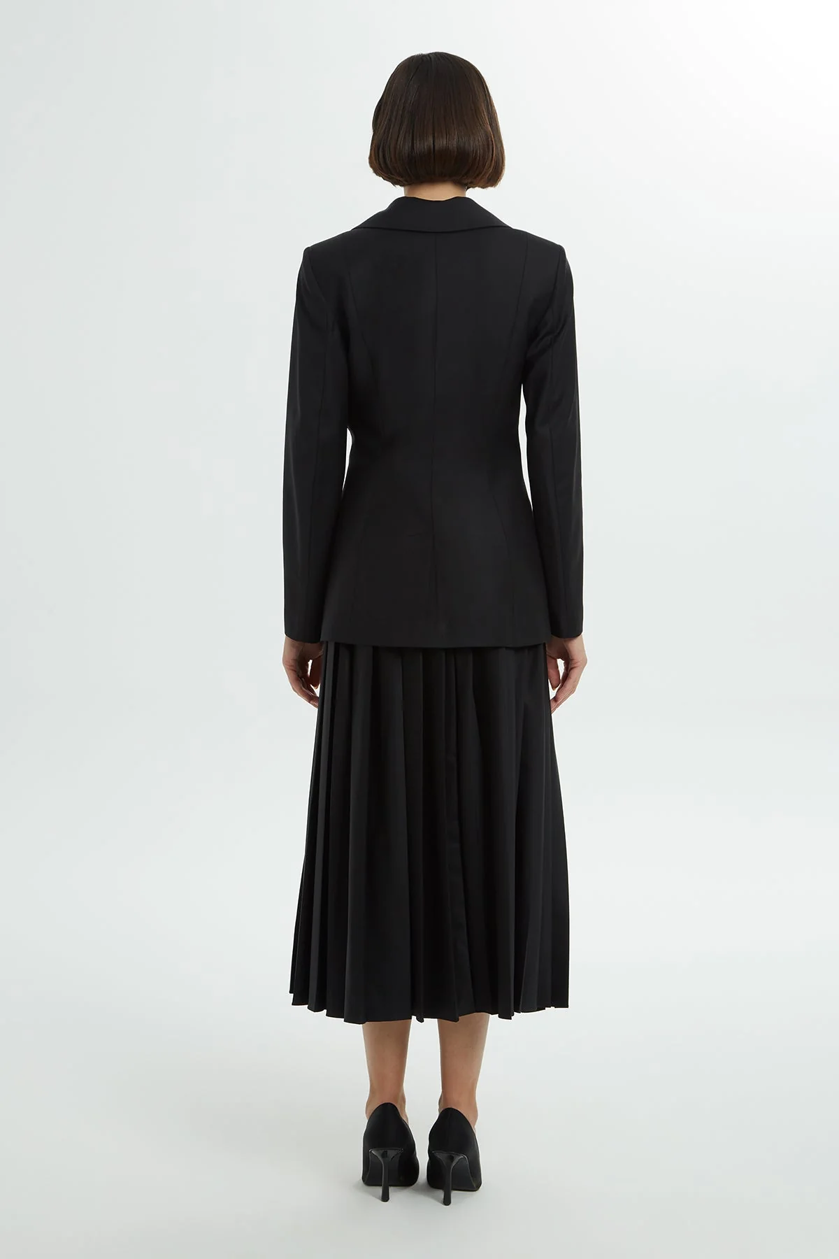 Pleated Accessory-Detail Jacket - Image 4