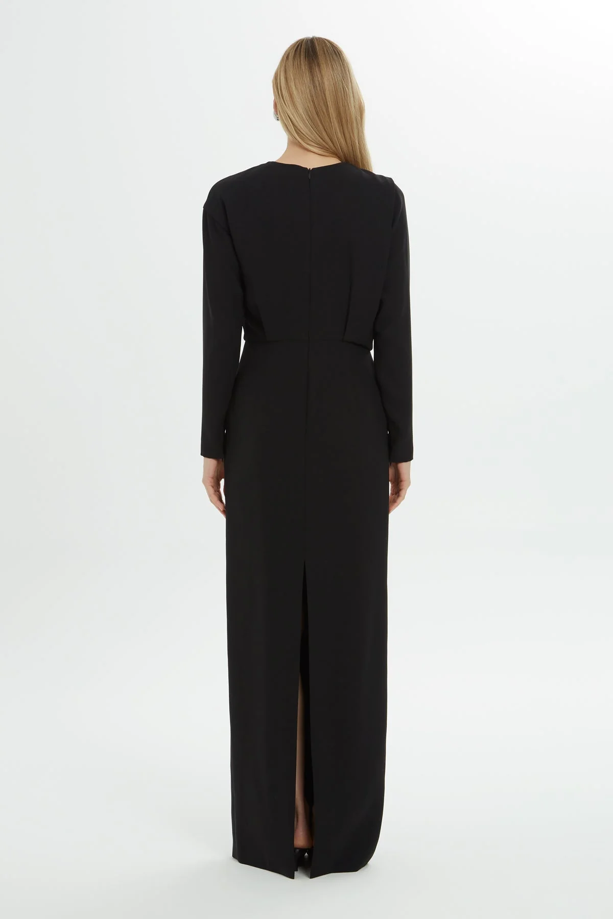 Pleated Long  Dress - Image 5
