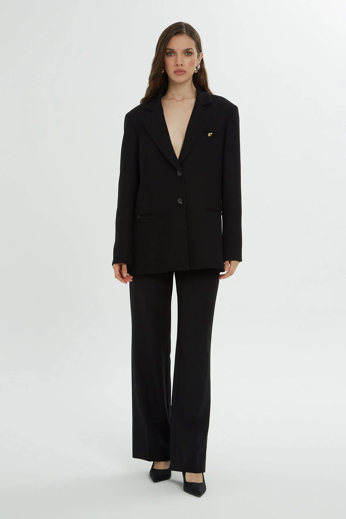 Pocket-Accessory Detail Jacket
