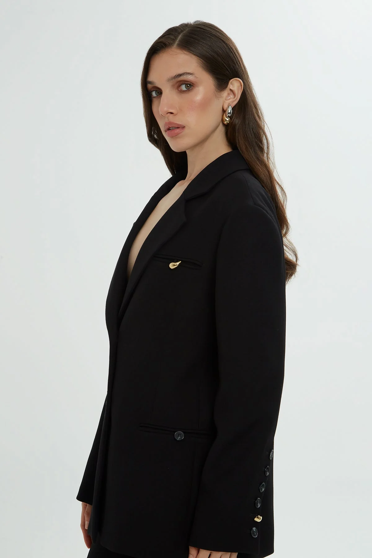 Pocket-Accessory Detail Jacket - Image 2
