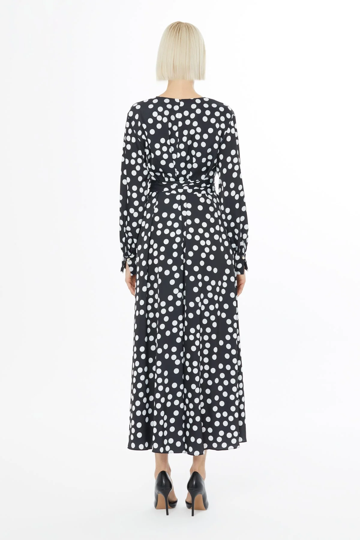 Polka Dot Maxi Dress - Image 5