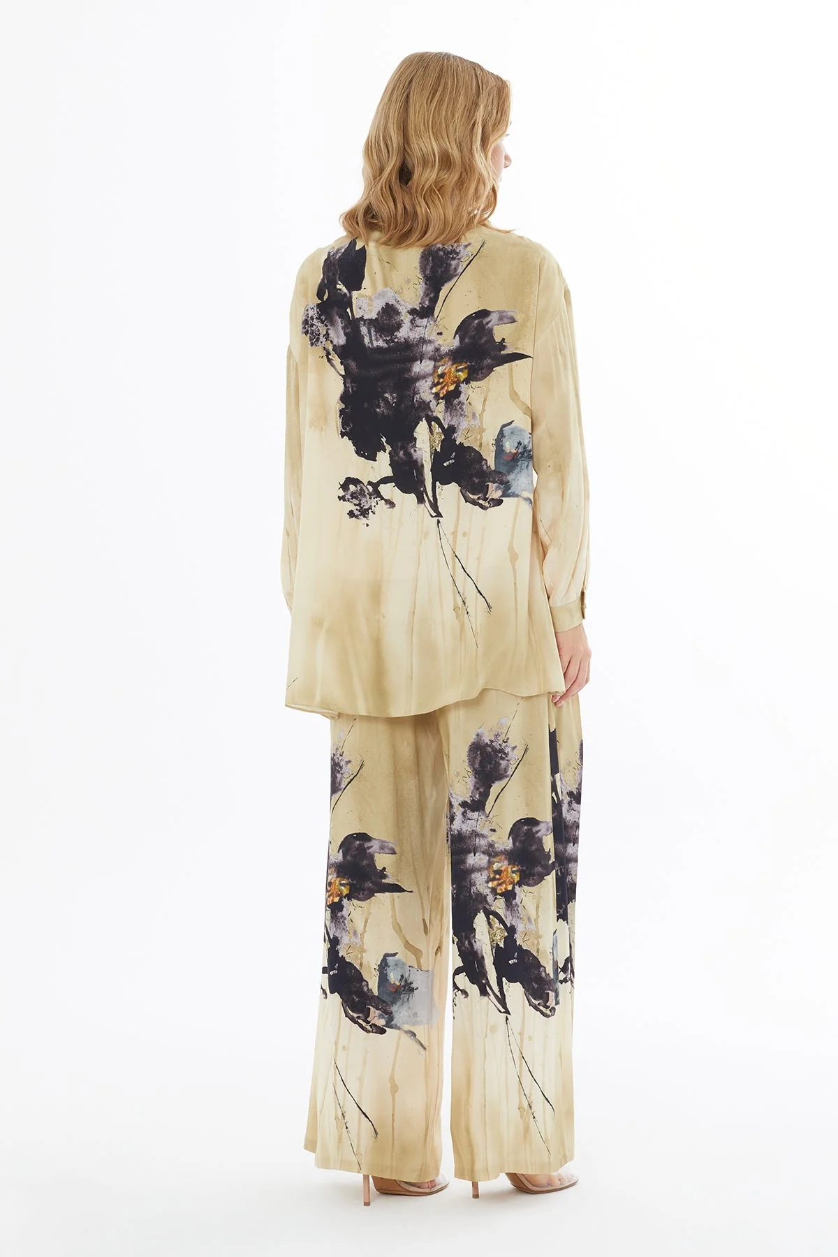 Printed Boat-Neck Blouse - Image 4