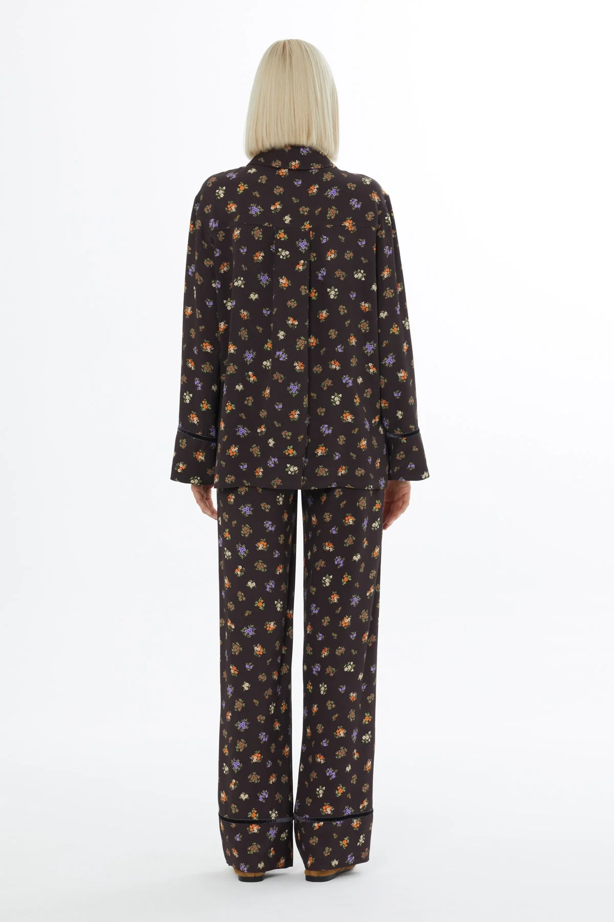 Printed Comfortable Zip-Up Suit - Image 3