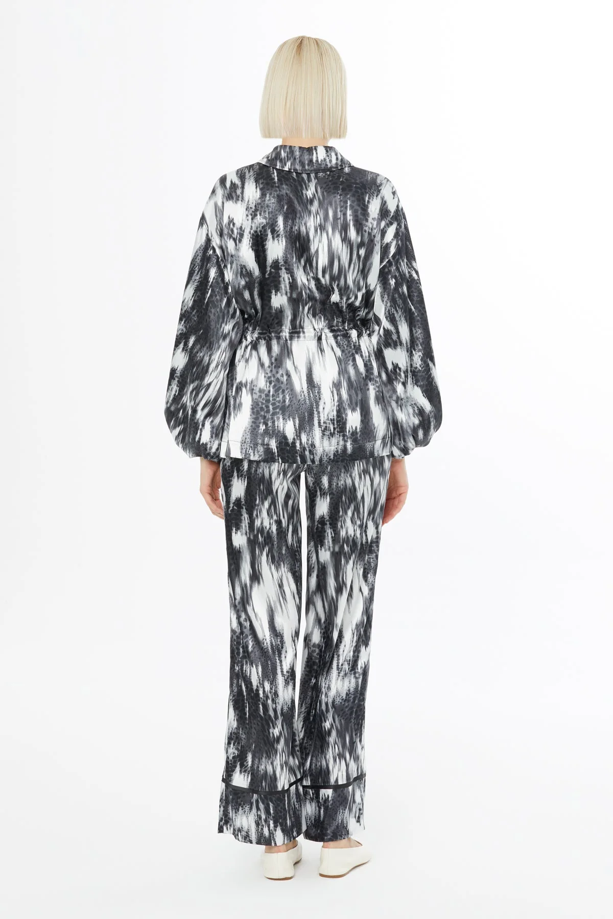 Printed Grey Suit - Image 5