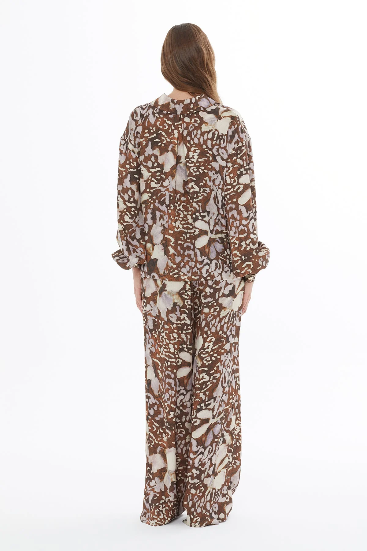 Printed Unlined Shirt - Image 4