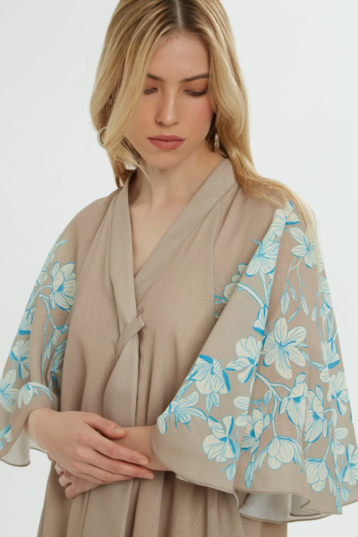 Printed V-Neck Maxi Dress - Image 2