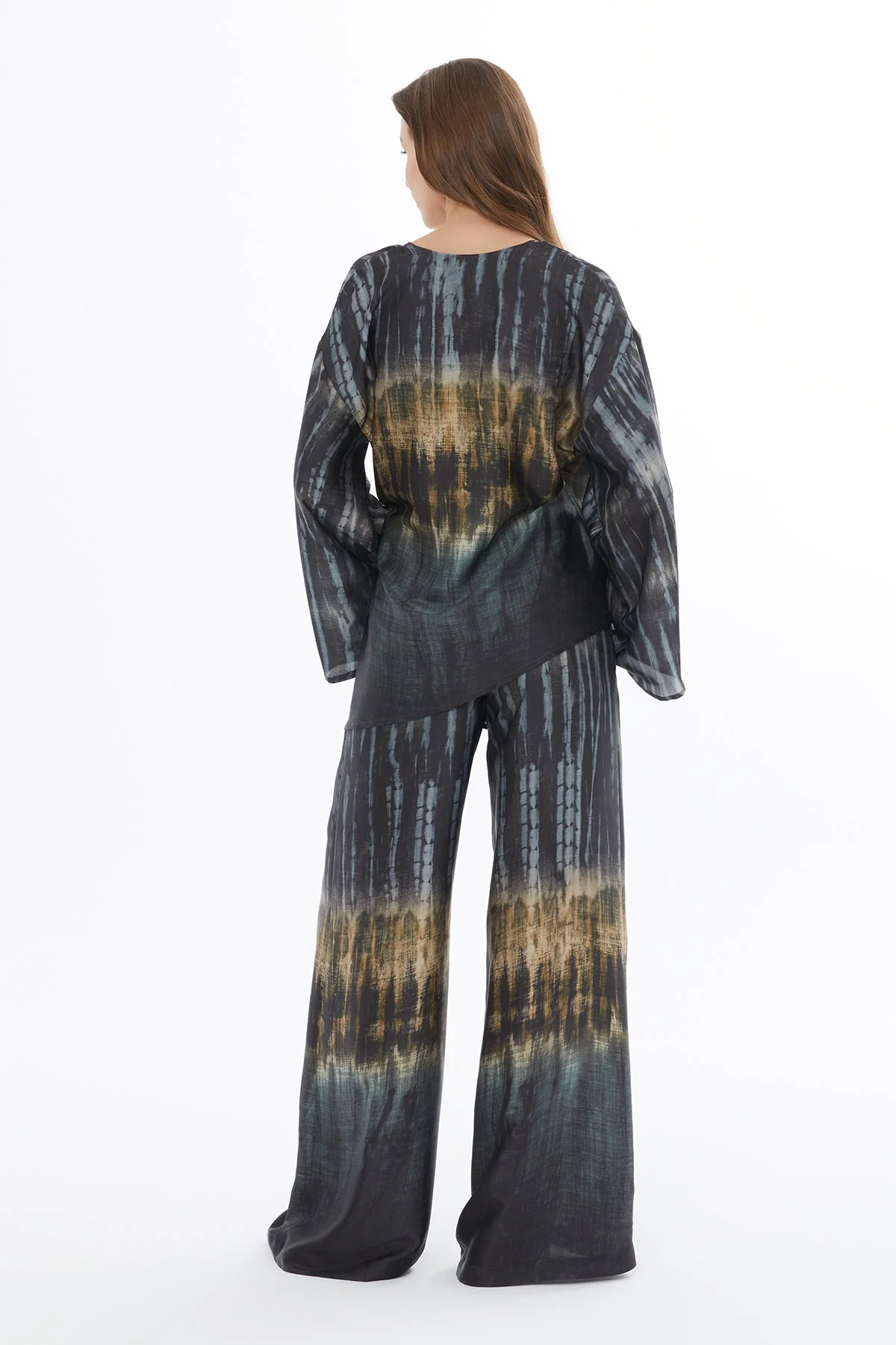 Printed Wrap-Around Blouse - Image 4