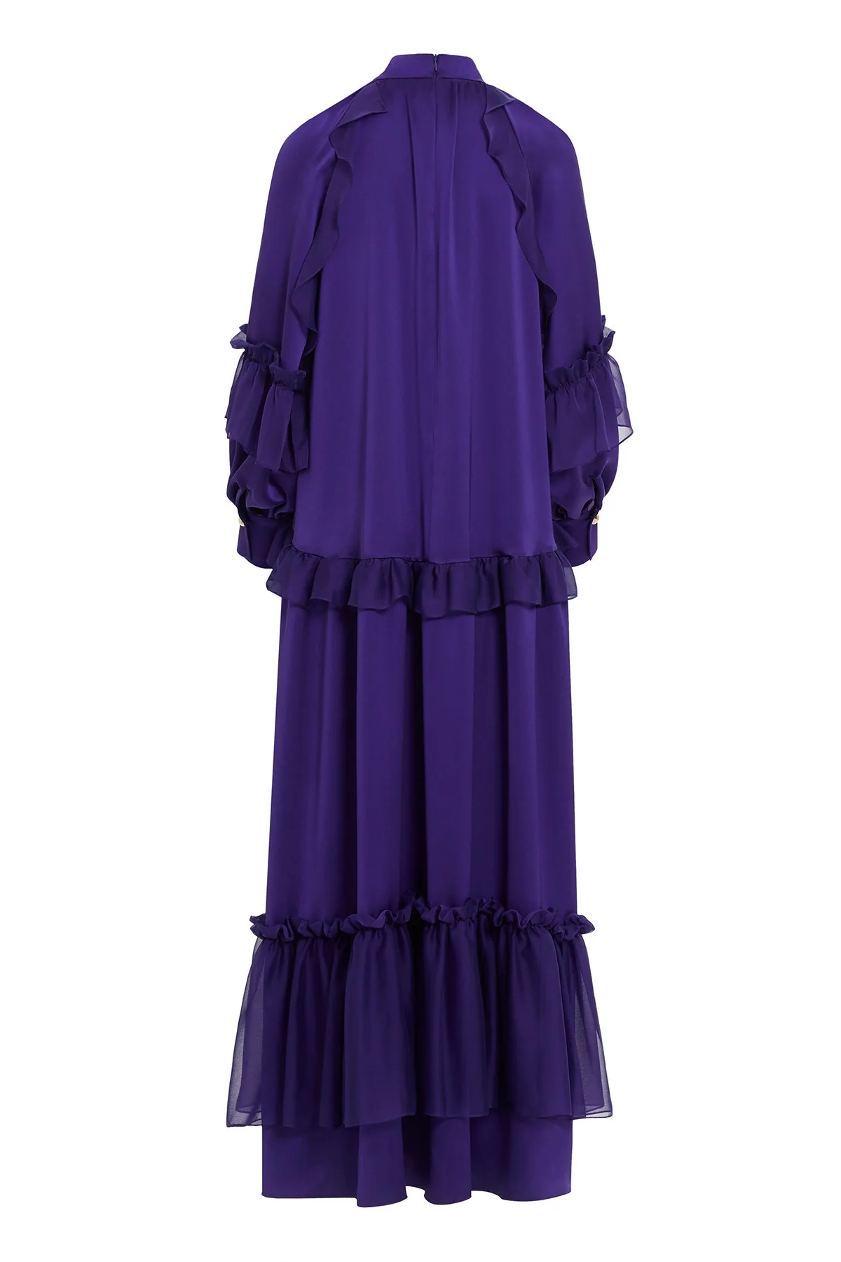 Purple Long-Sleeve Maxi Dress - Image 6