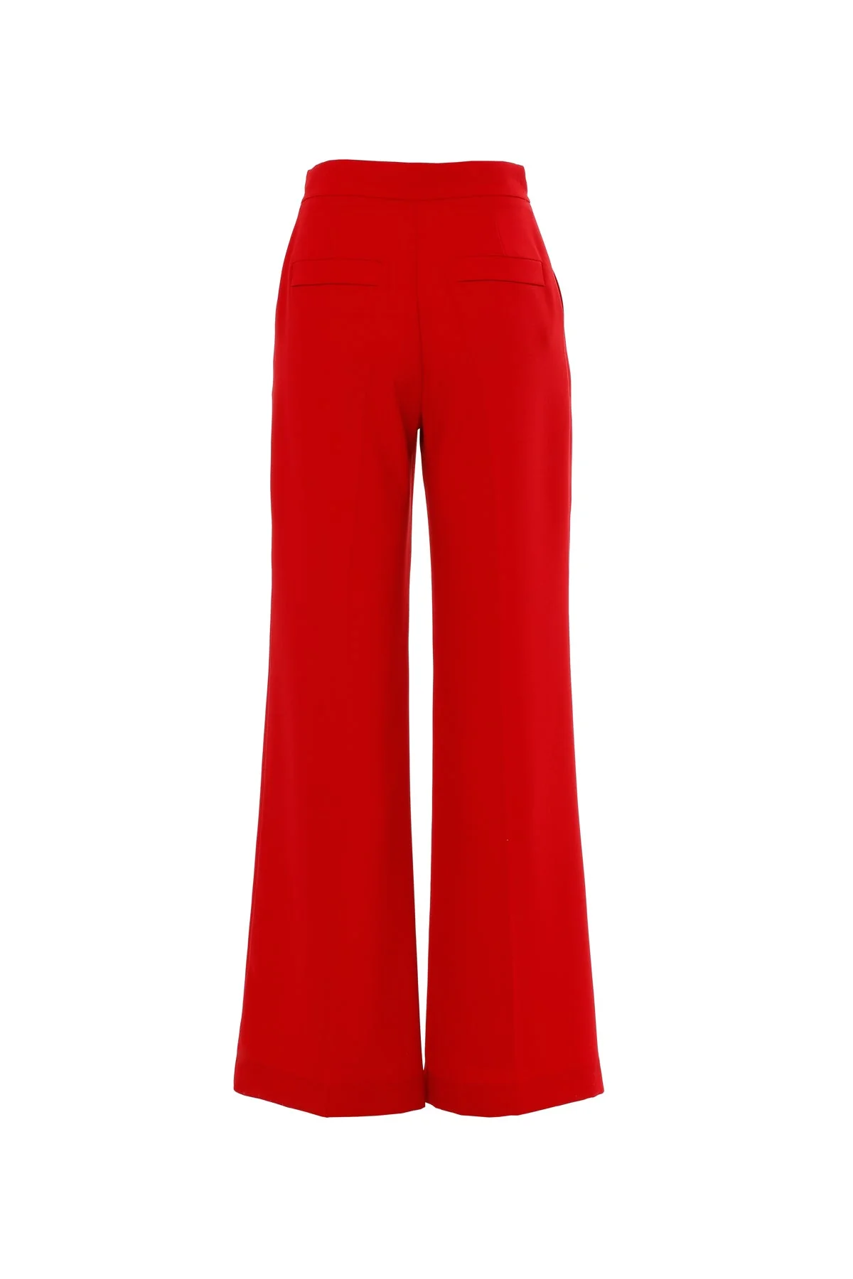Red Wide-Leg Pants - Image 3