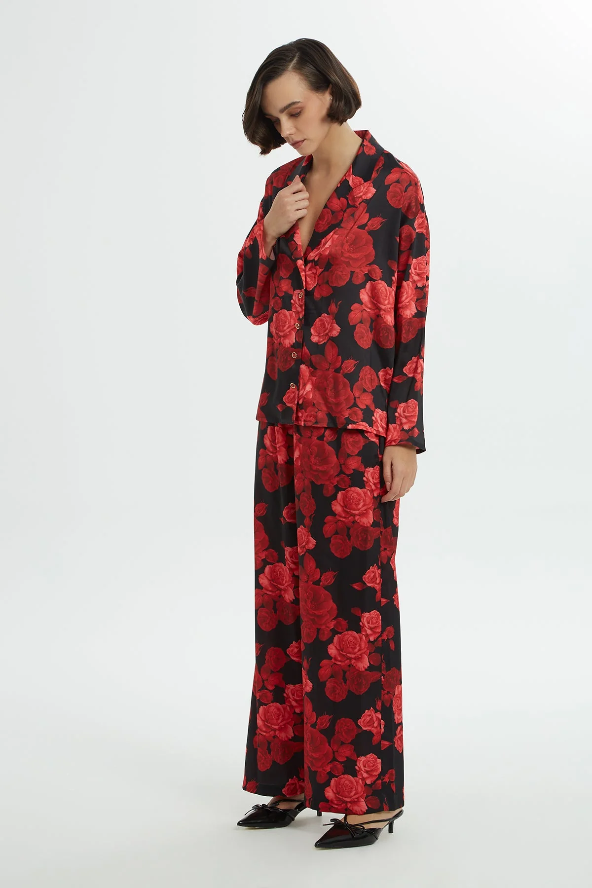 Rose-Pattern Tracksuit - Image 2